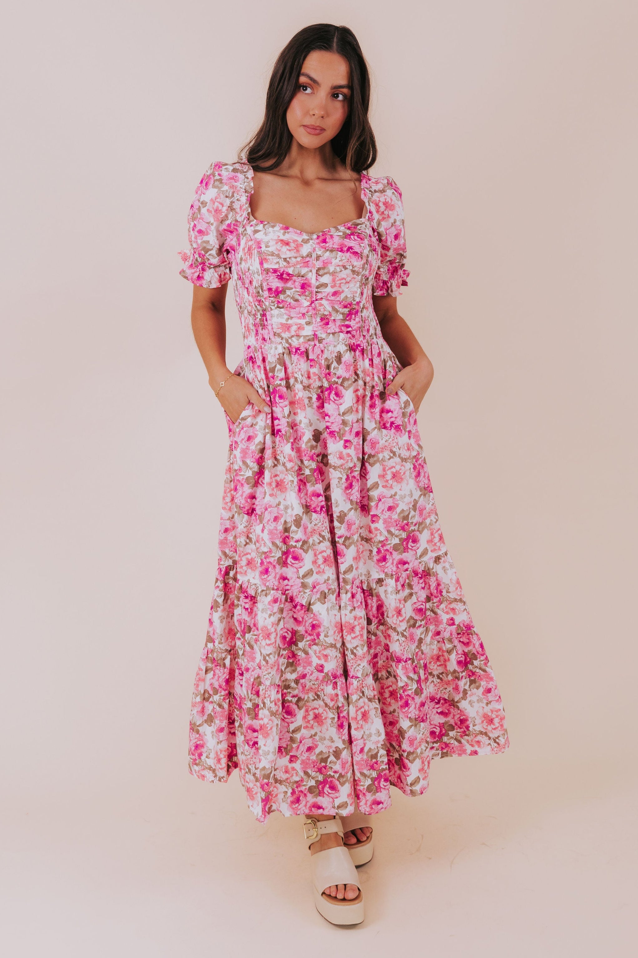 Rosy Outlook Dress