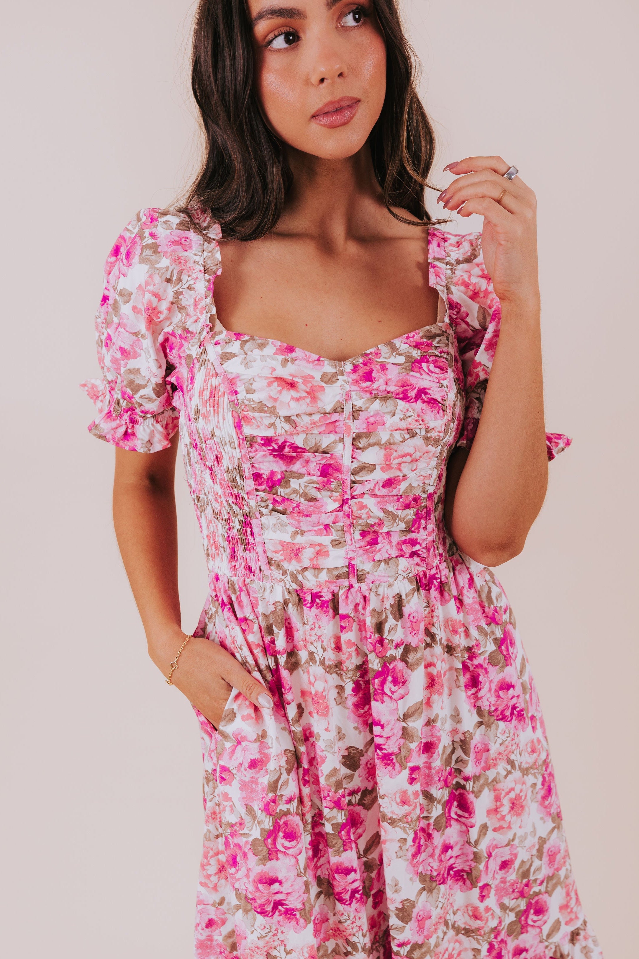 Rosy Outlook Dress