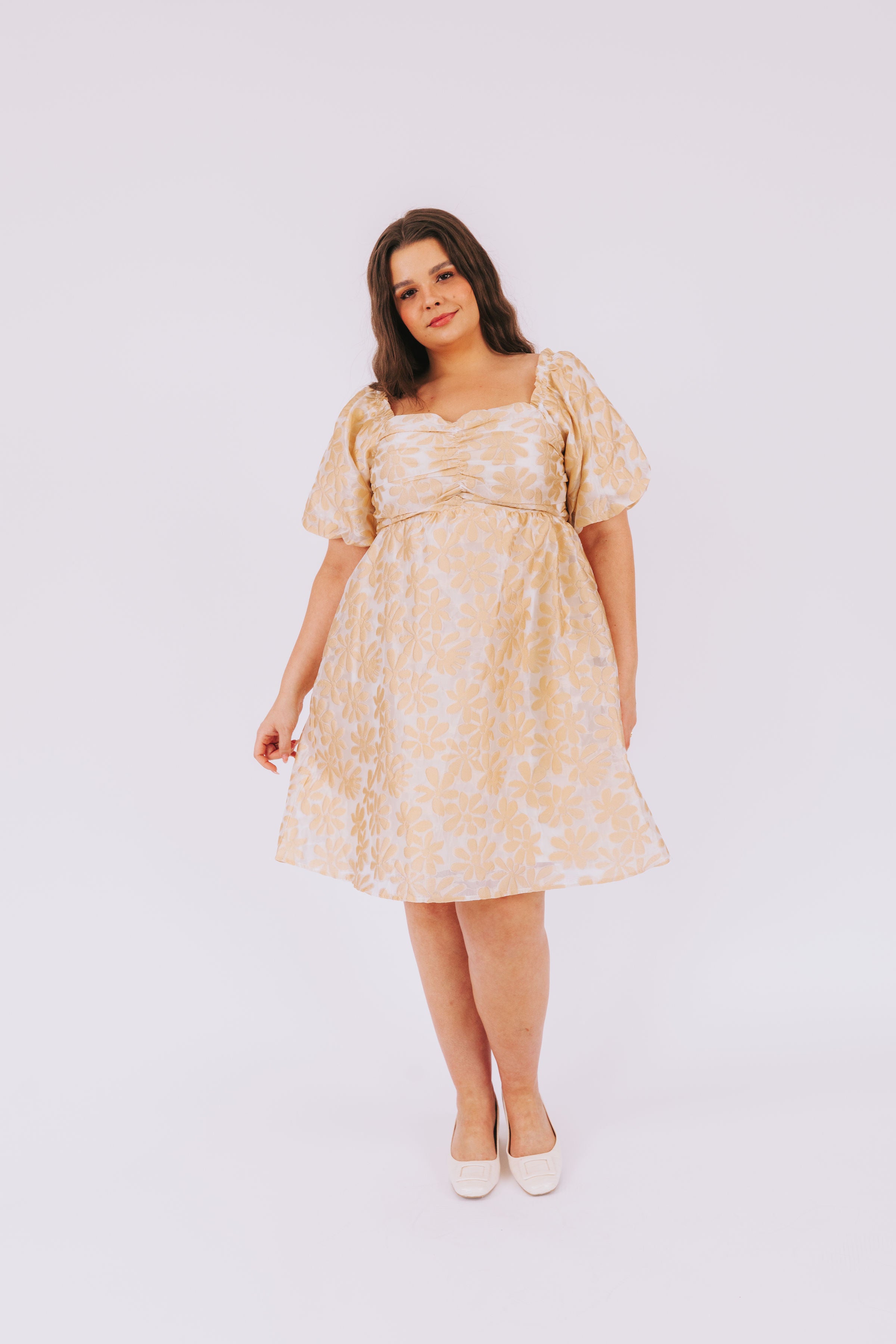 PLUS SIZE - Golden Sunrise Dress