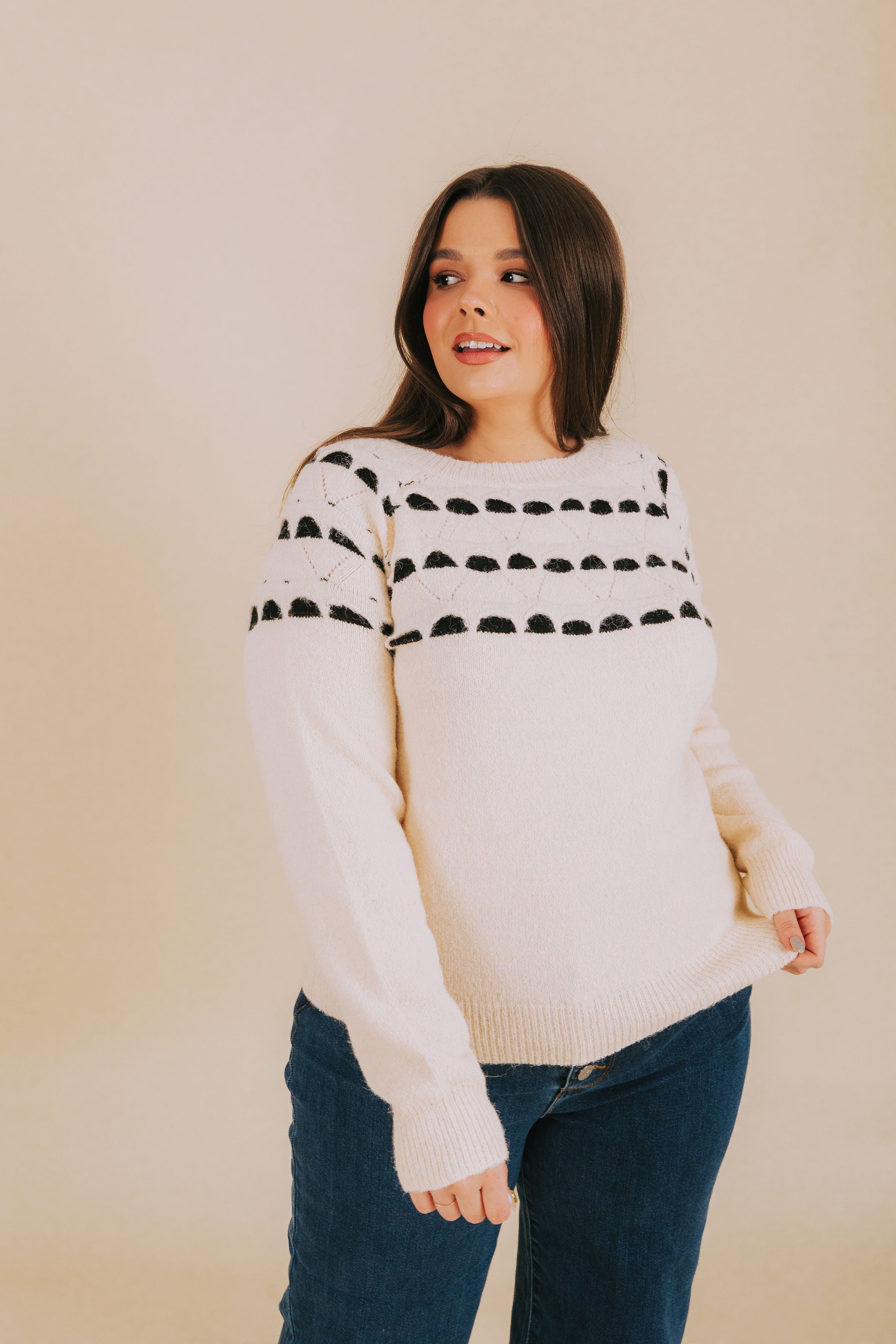 PLUS SIZE - Dream Tonight Sweater