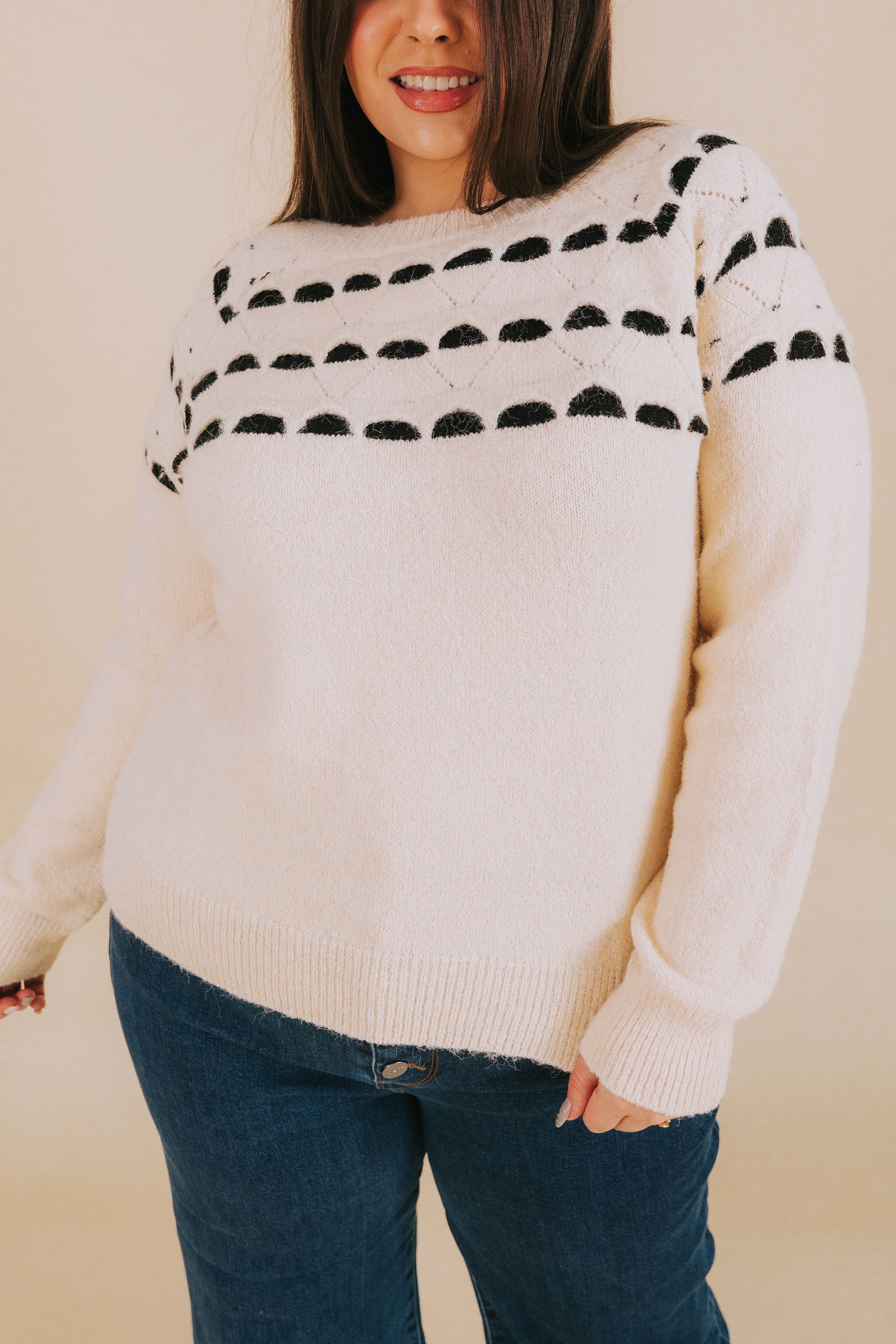 PLUS SIZE - Dream Tonight Sweater