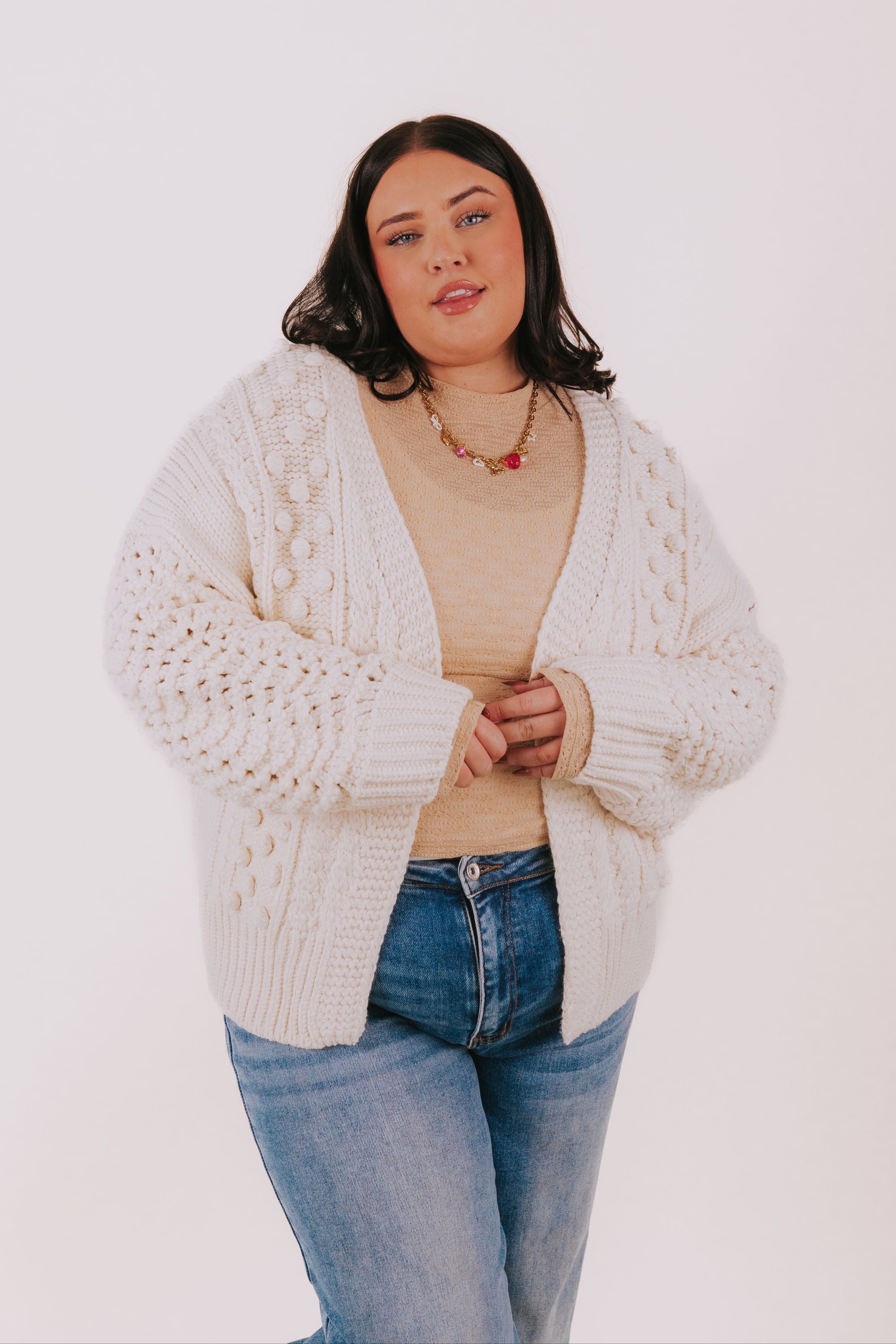 PLUS SIZE - Stay Right Here Cardigan