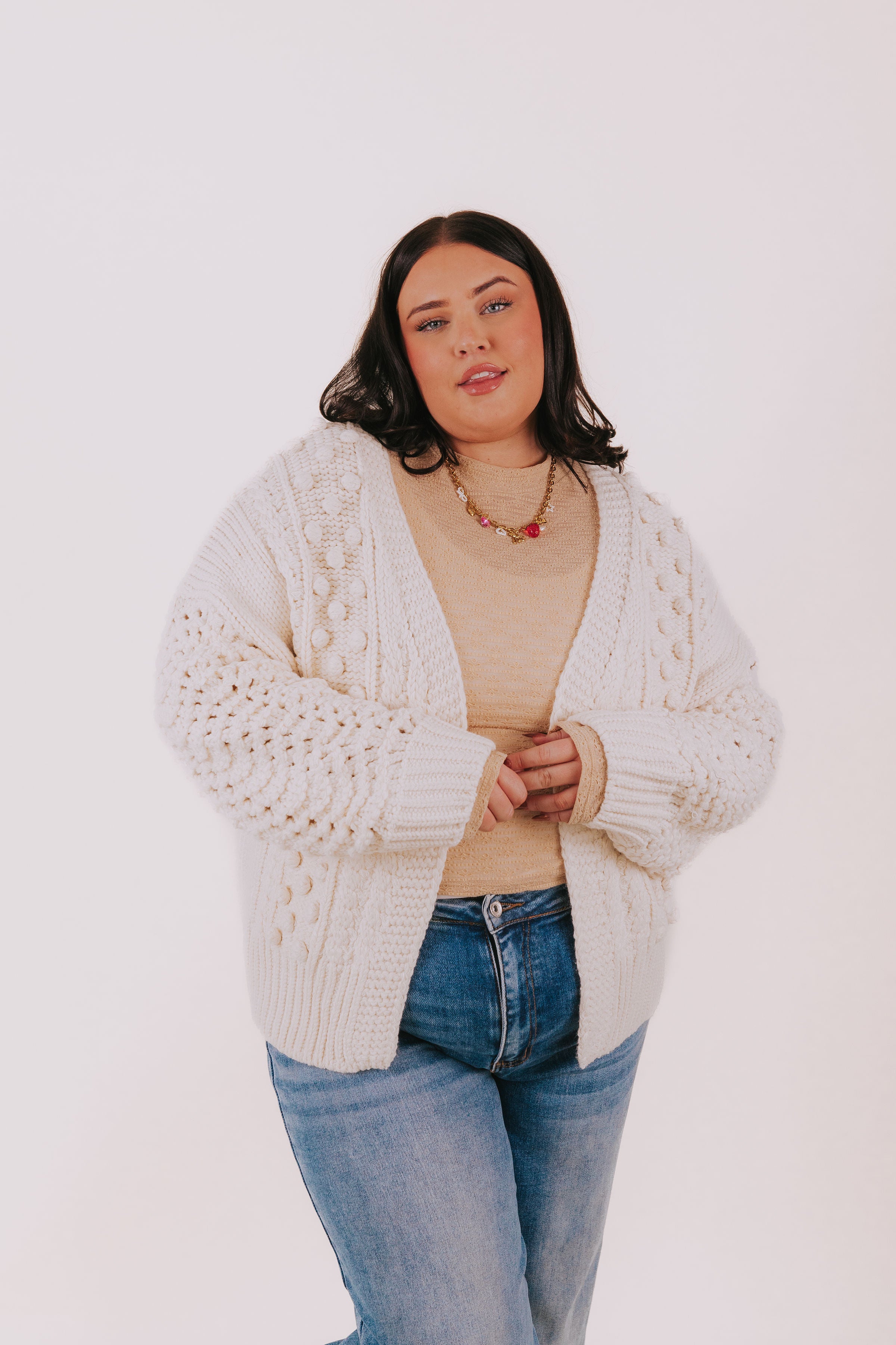 PLUS SIZE - Stay Right Here Cardigan