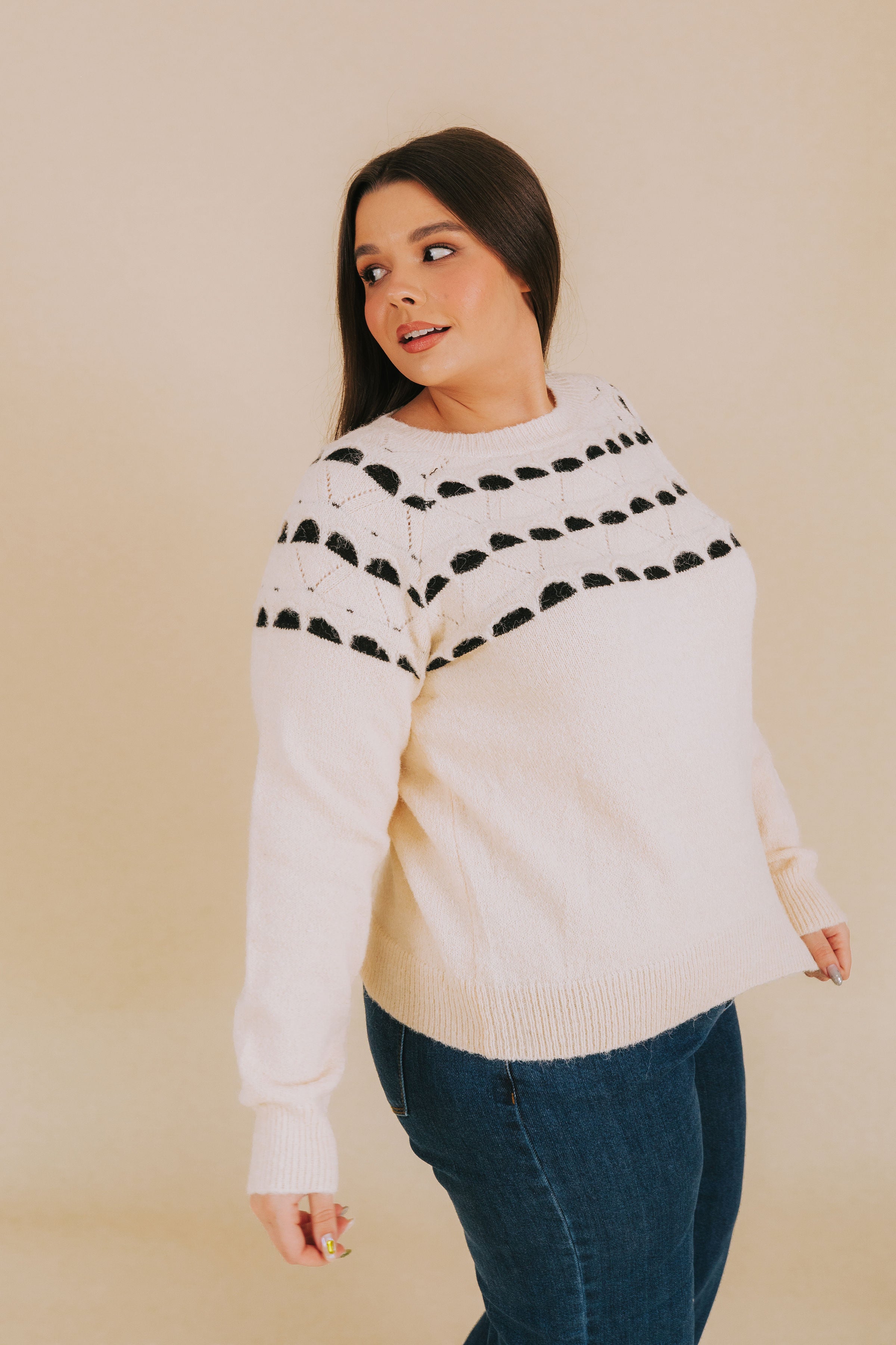 PLUS SIZE - Dream Tonight Sweater