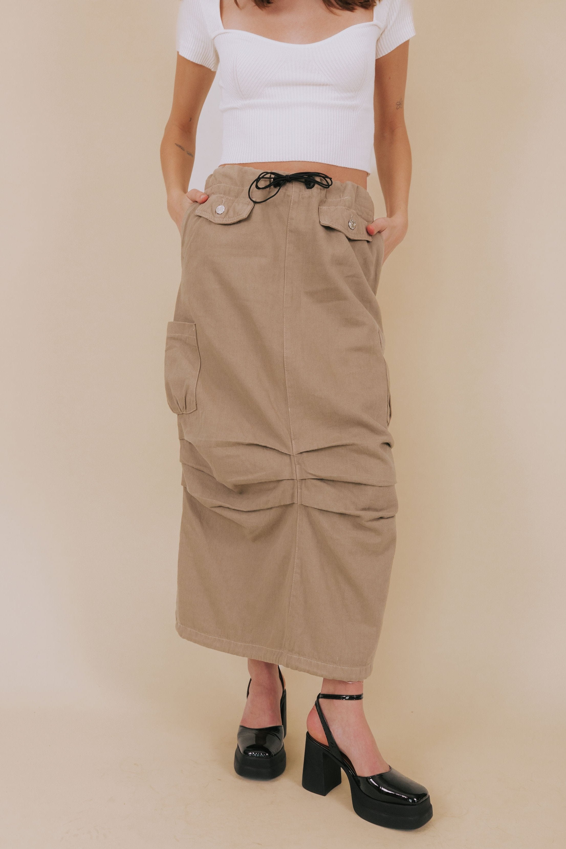 Tough Luck Cargo Skirt