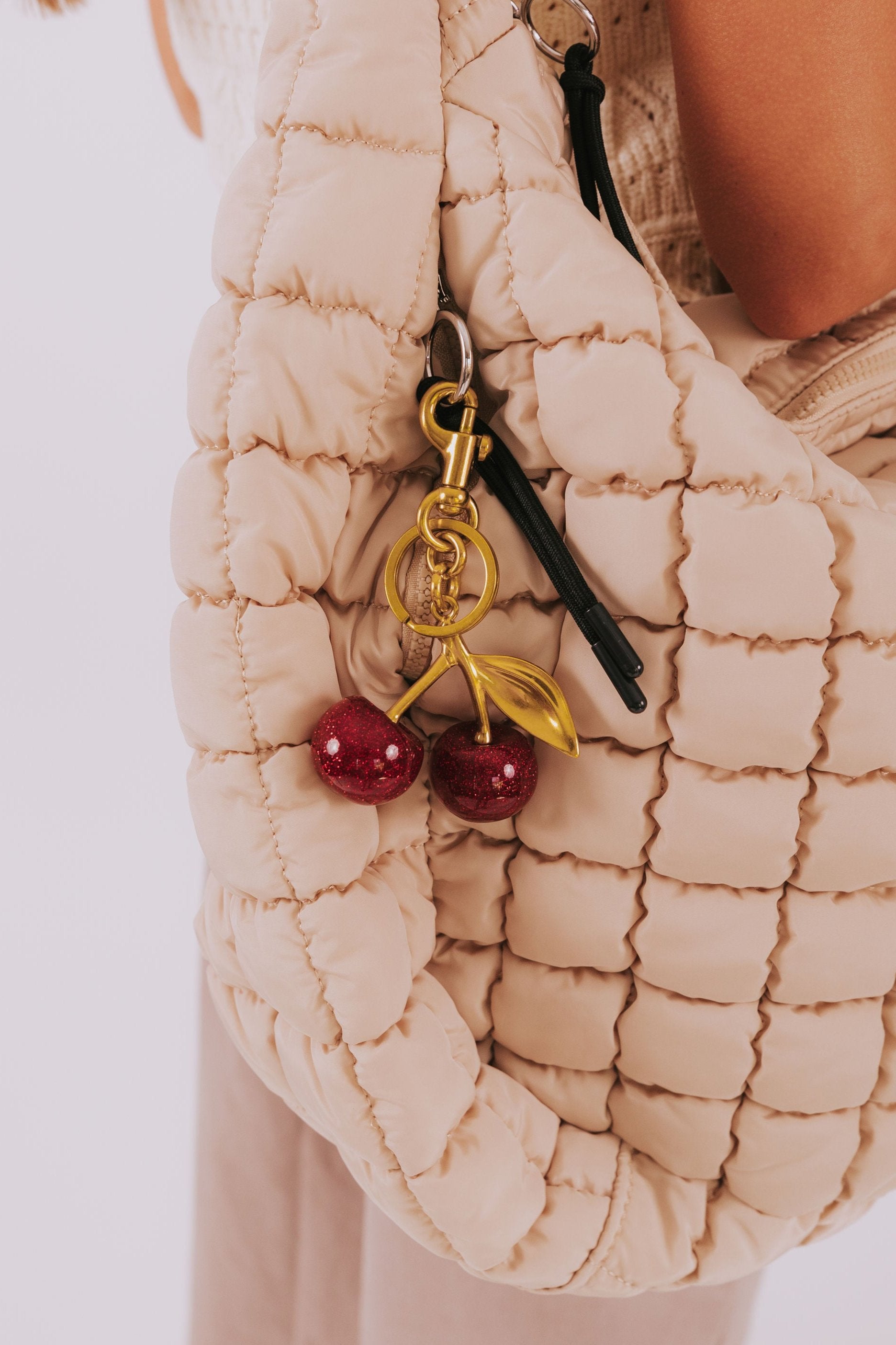 Cherry Bomb Bag Charm