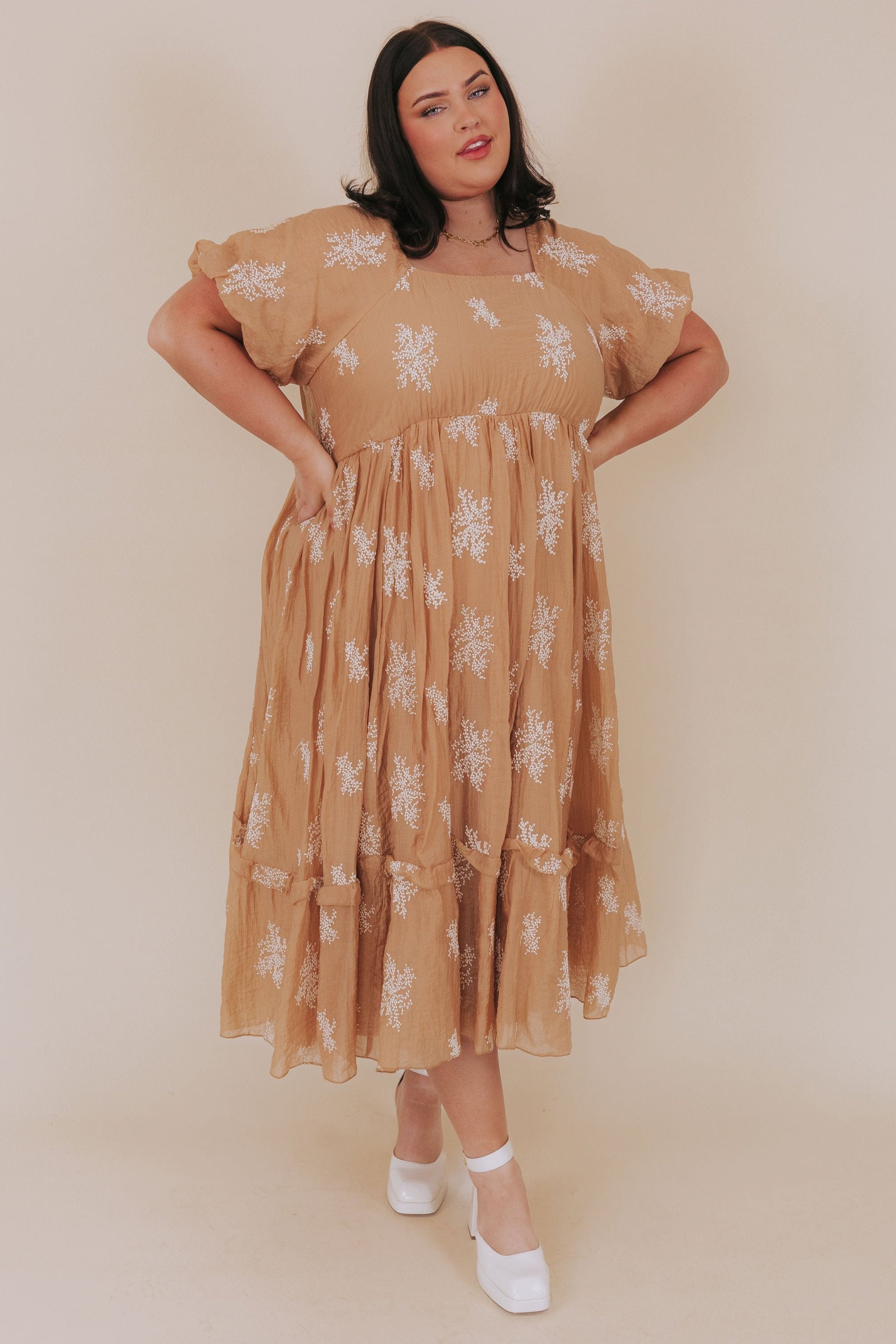 PLUS SIZE - Out Of The Woods Dress