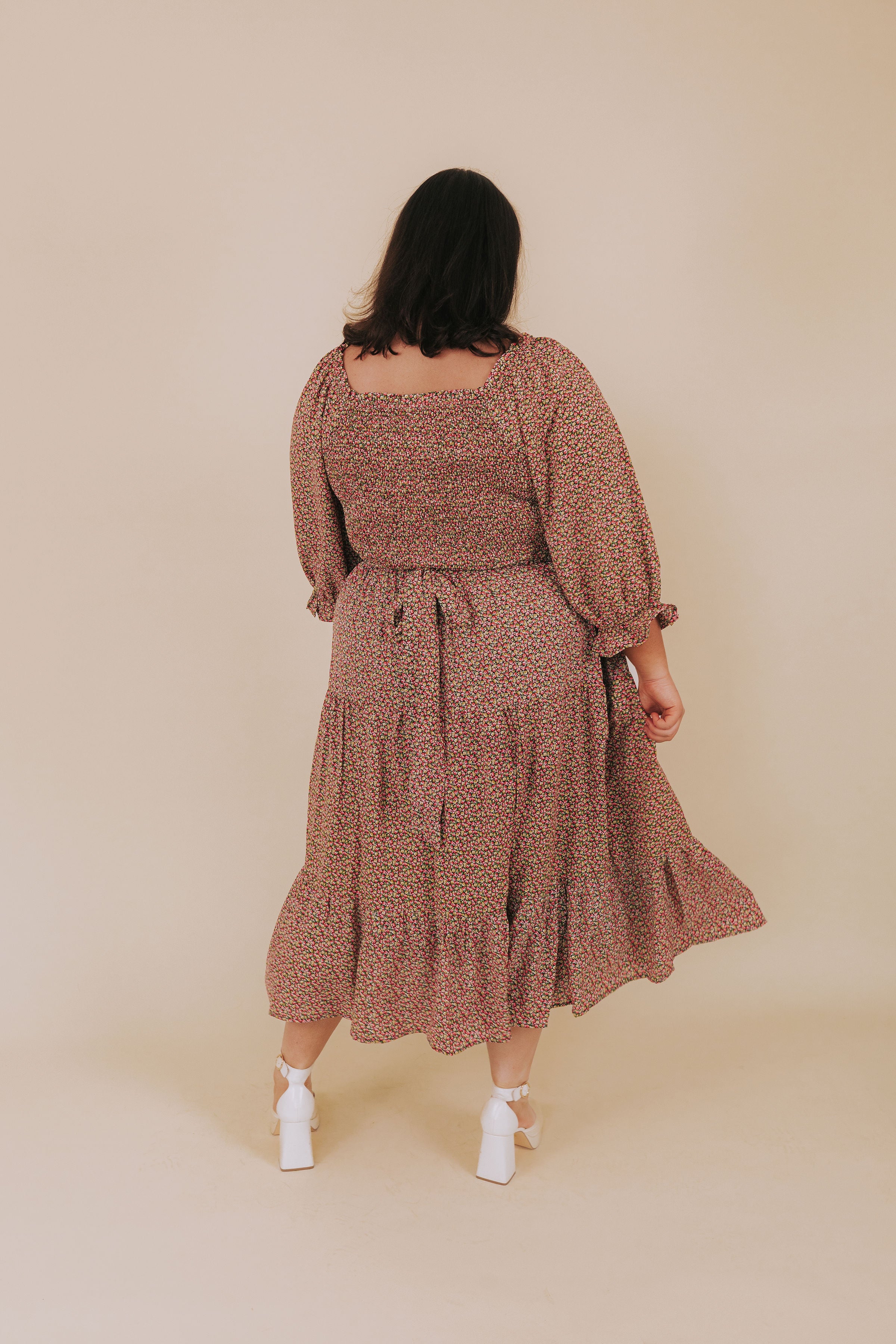 PLUS SIZE - Back Home Dress