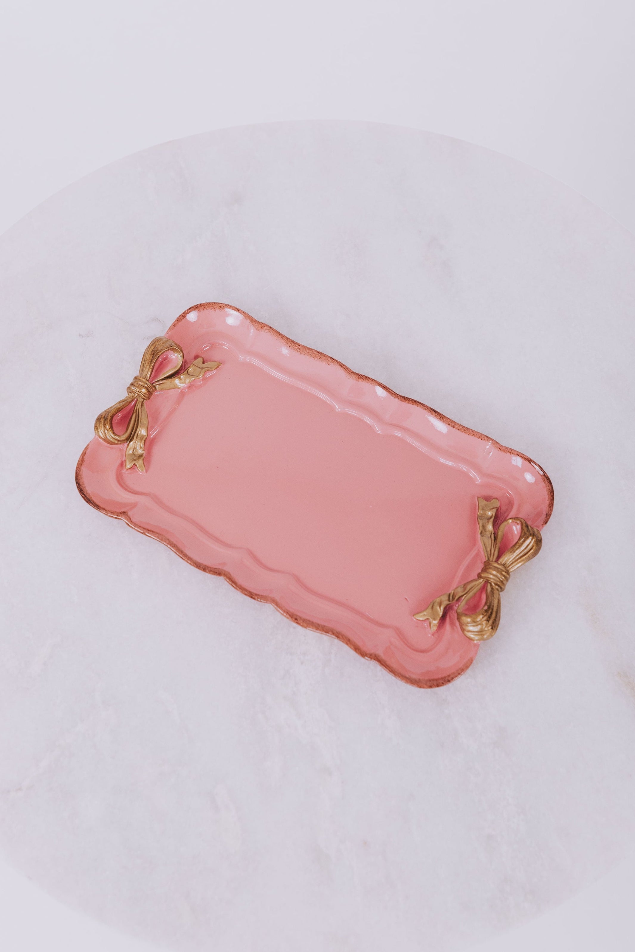 Ceramic Pink Tray