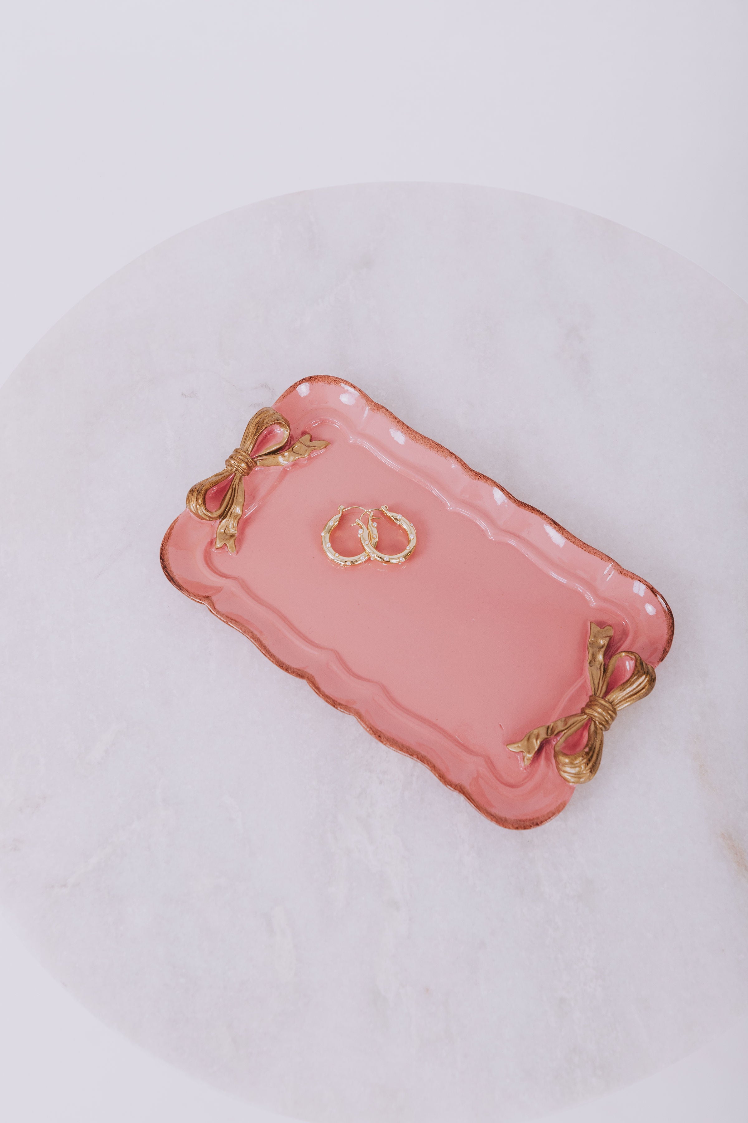 Ceramic Pink Tray