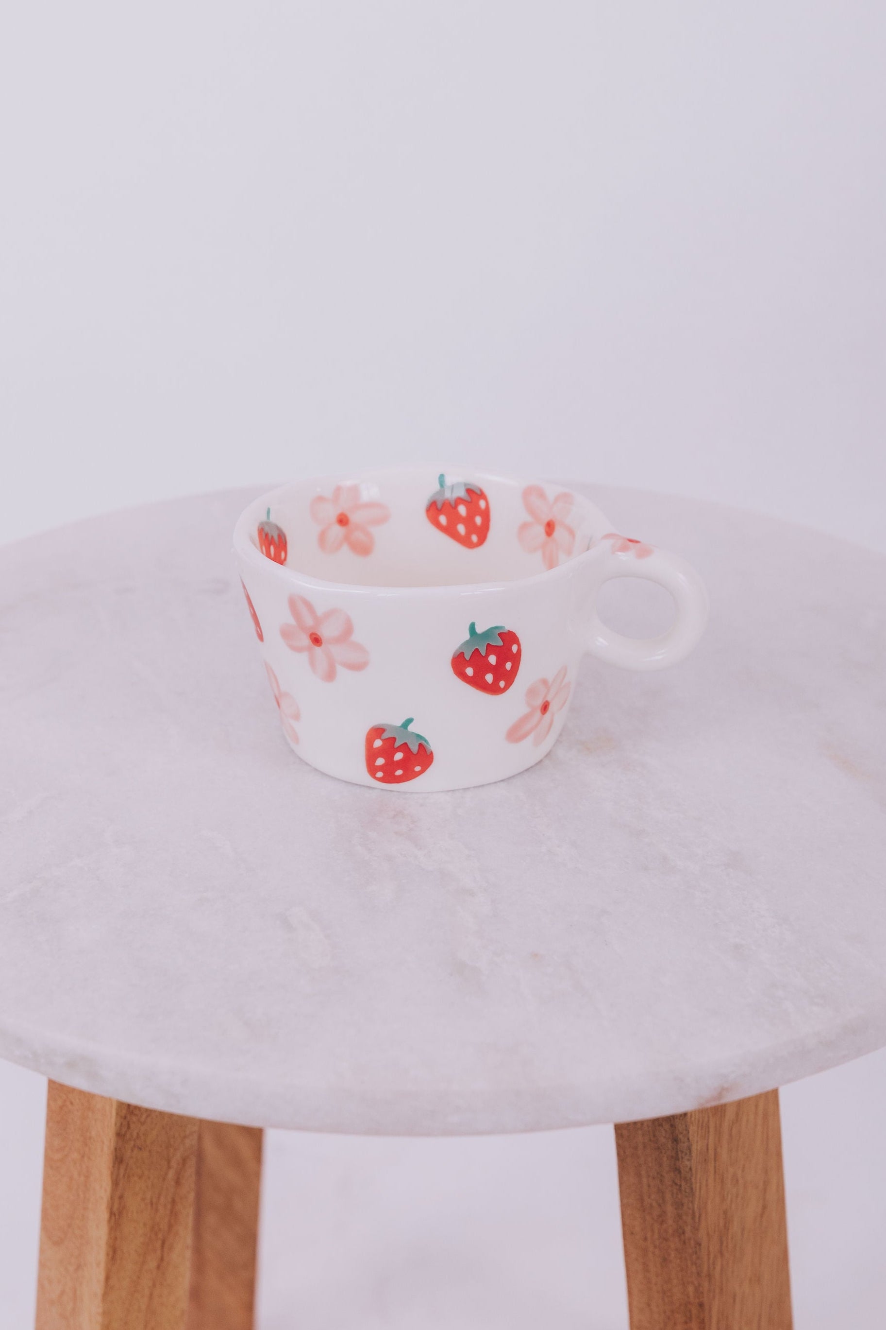 Strawberry Flower Mug