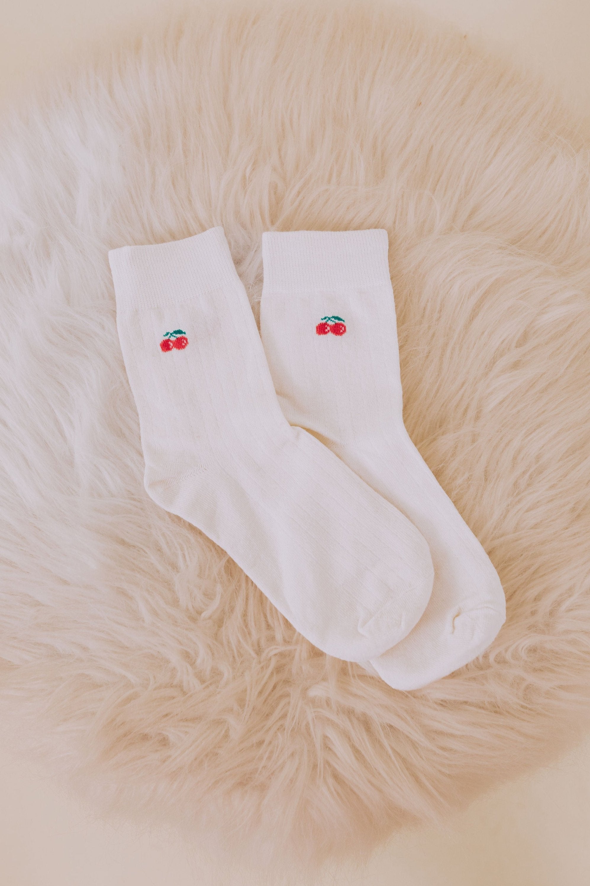 Sweetest Cherry Socks - 2 Colors!