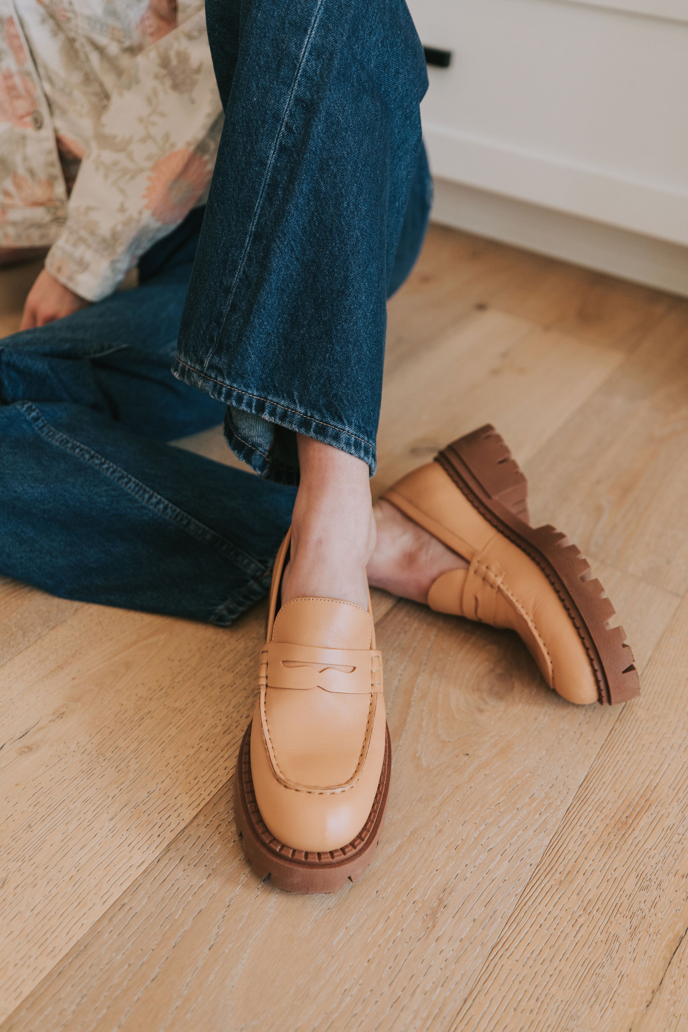 FREE PEOPLE - Lyra Lug Sole Loafers