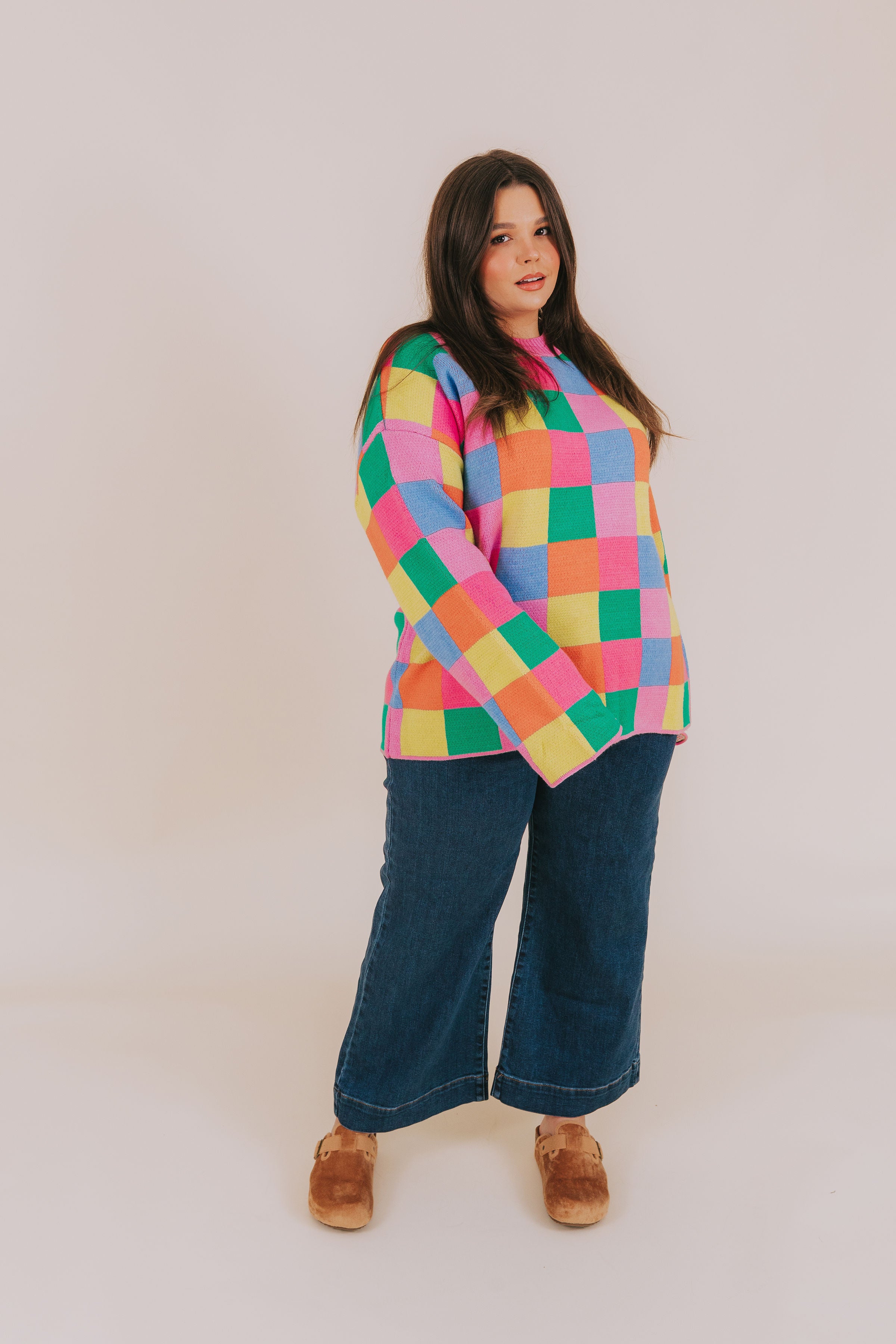 PLUS SIZE - Between Places Sweater