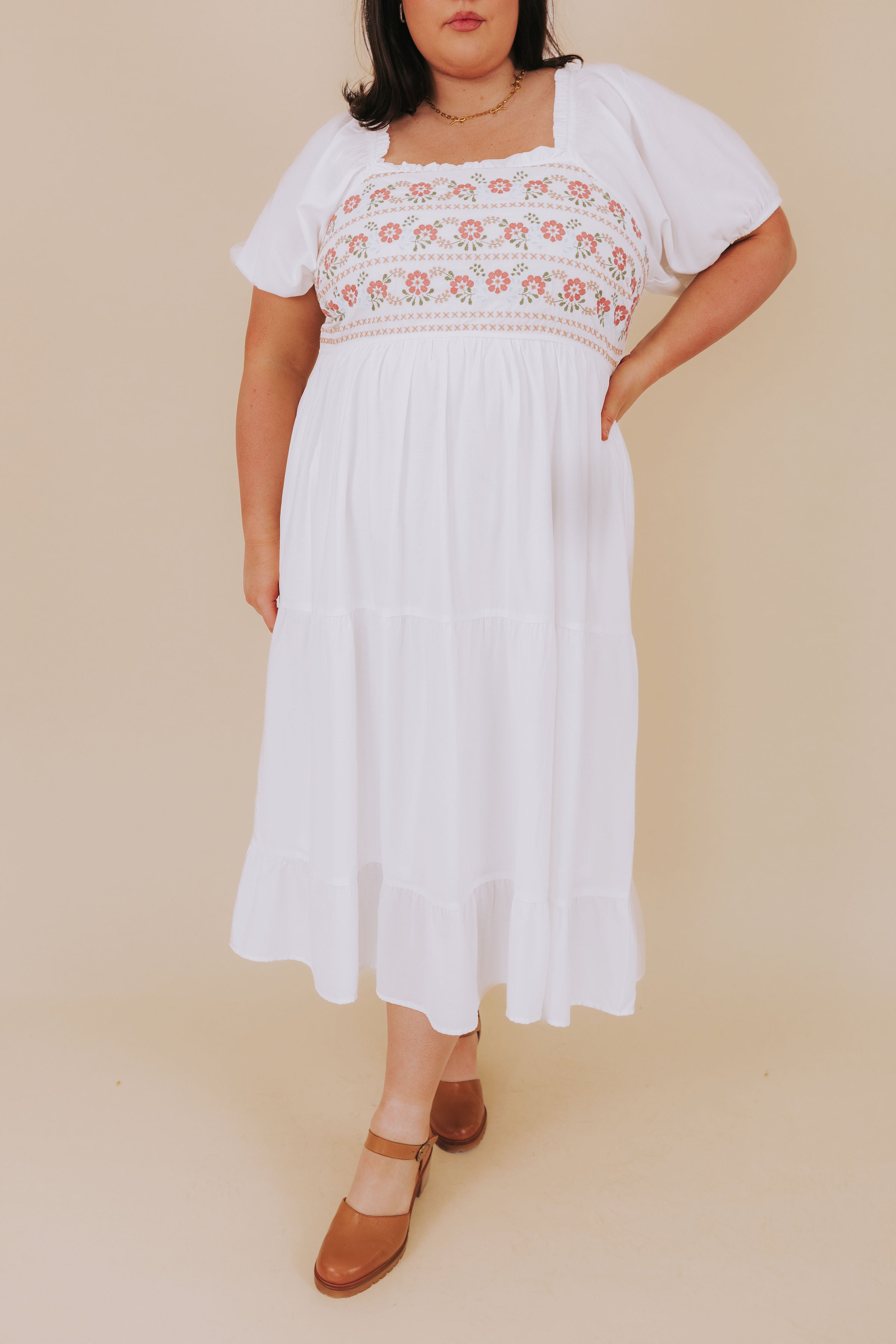 PLUS SIZE - Apple Orchard Dress