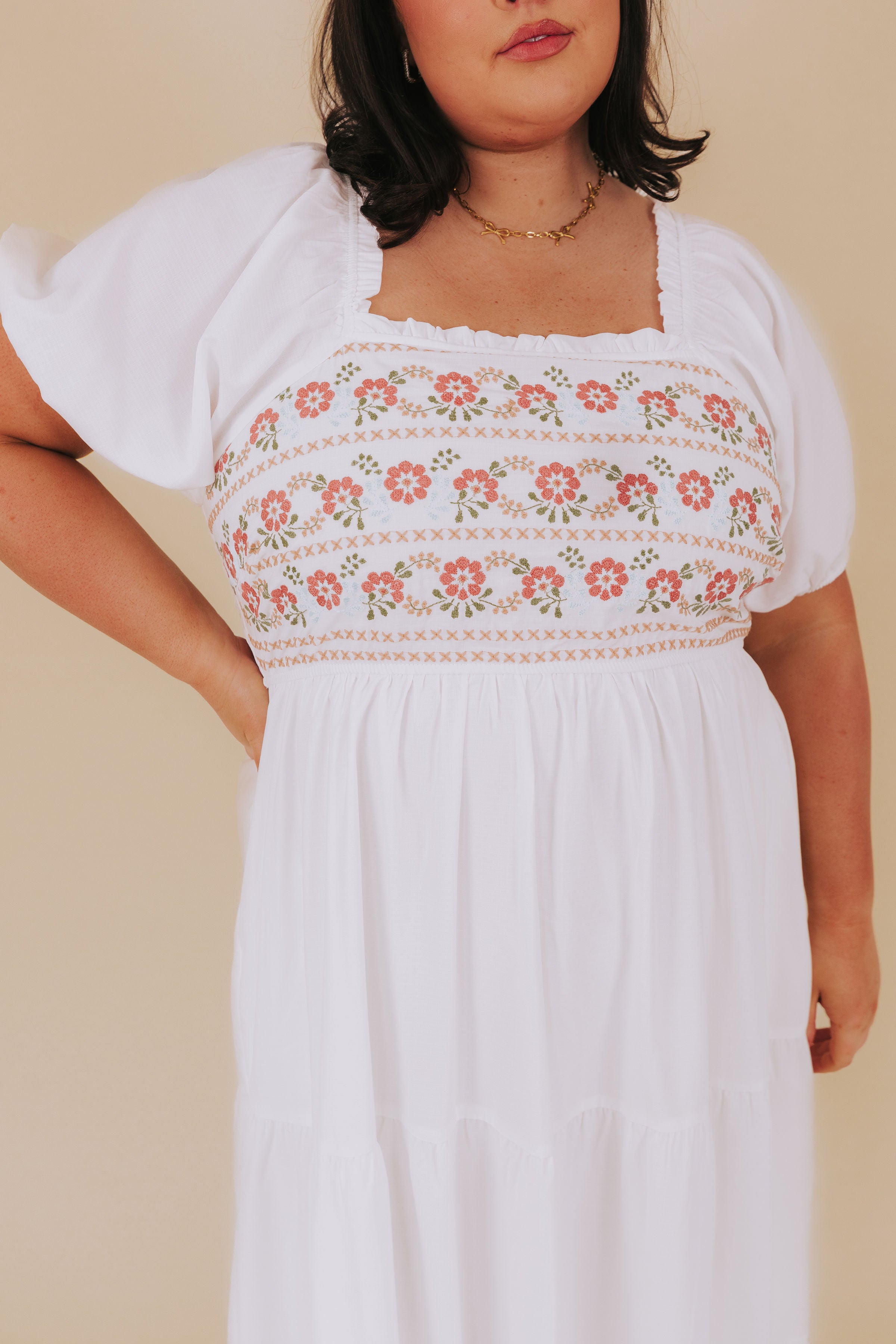 PLUS SIZE - Apple Orchard Dress