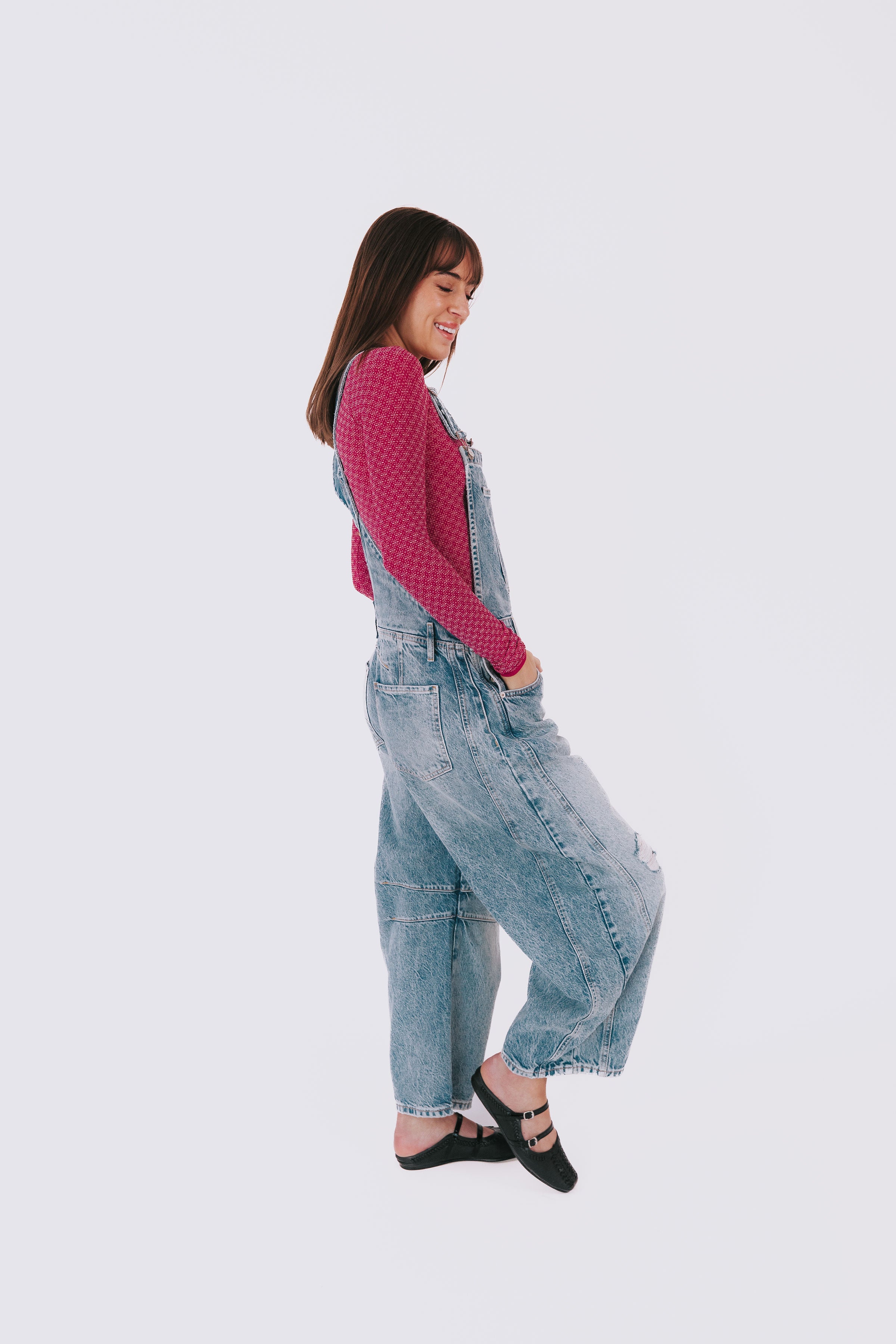 FREE PEOPLE - Good Luck Barrel Overalls - 2 Colors!