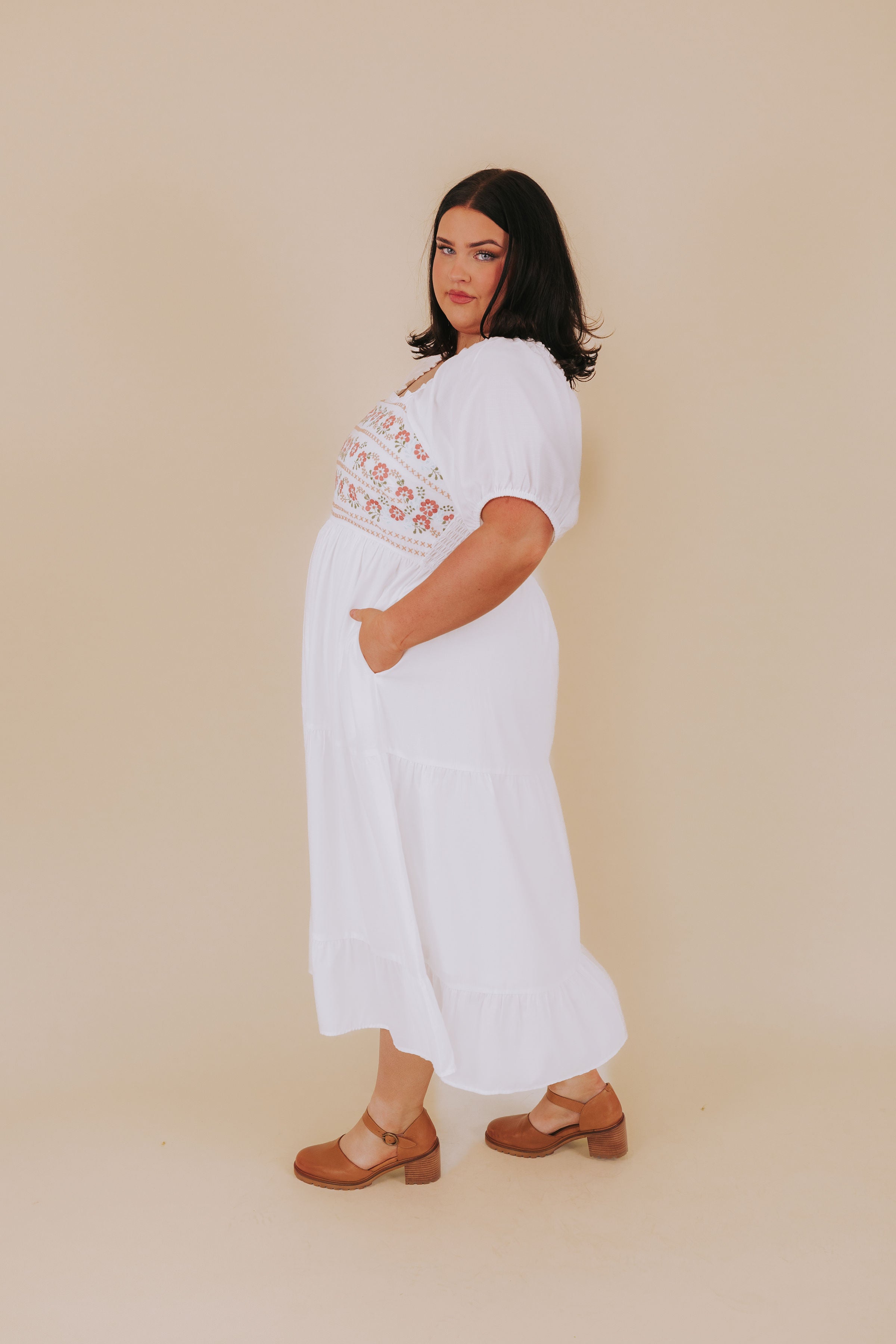 PLUS SIZE - Apple Orchard Dress