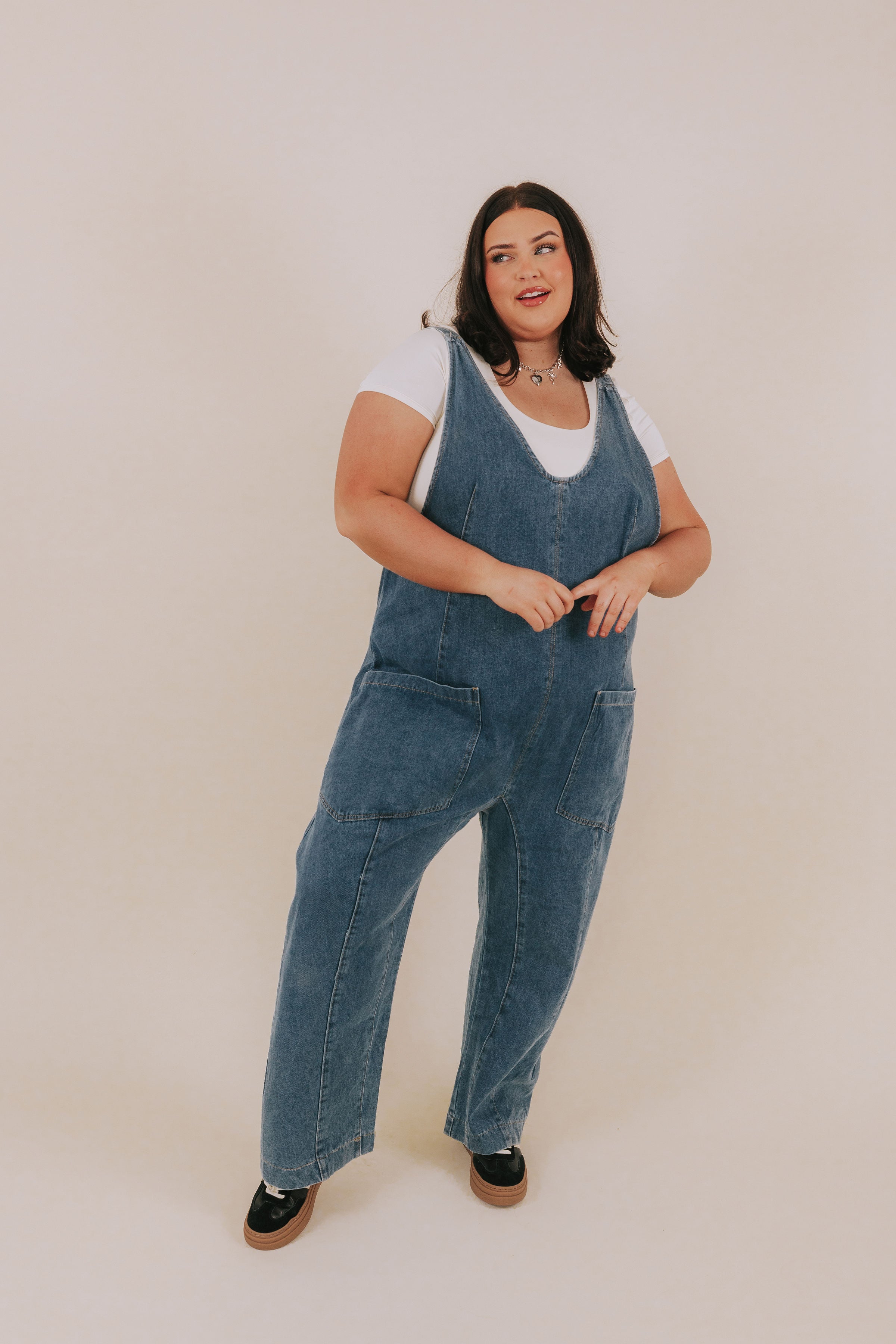 PLUS SIZE - One More Time Overalls