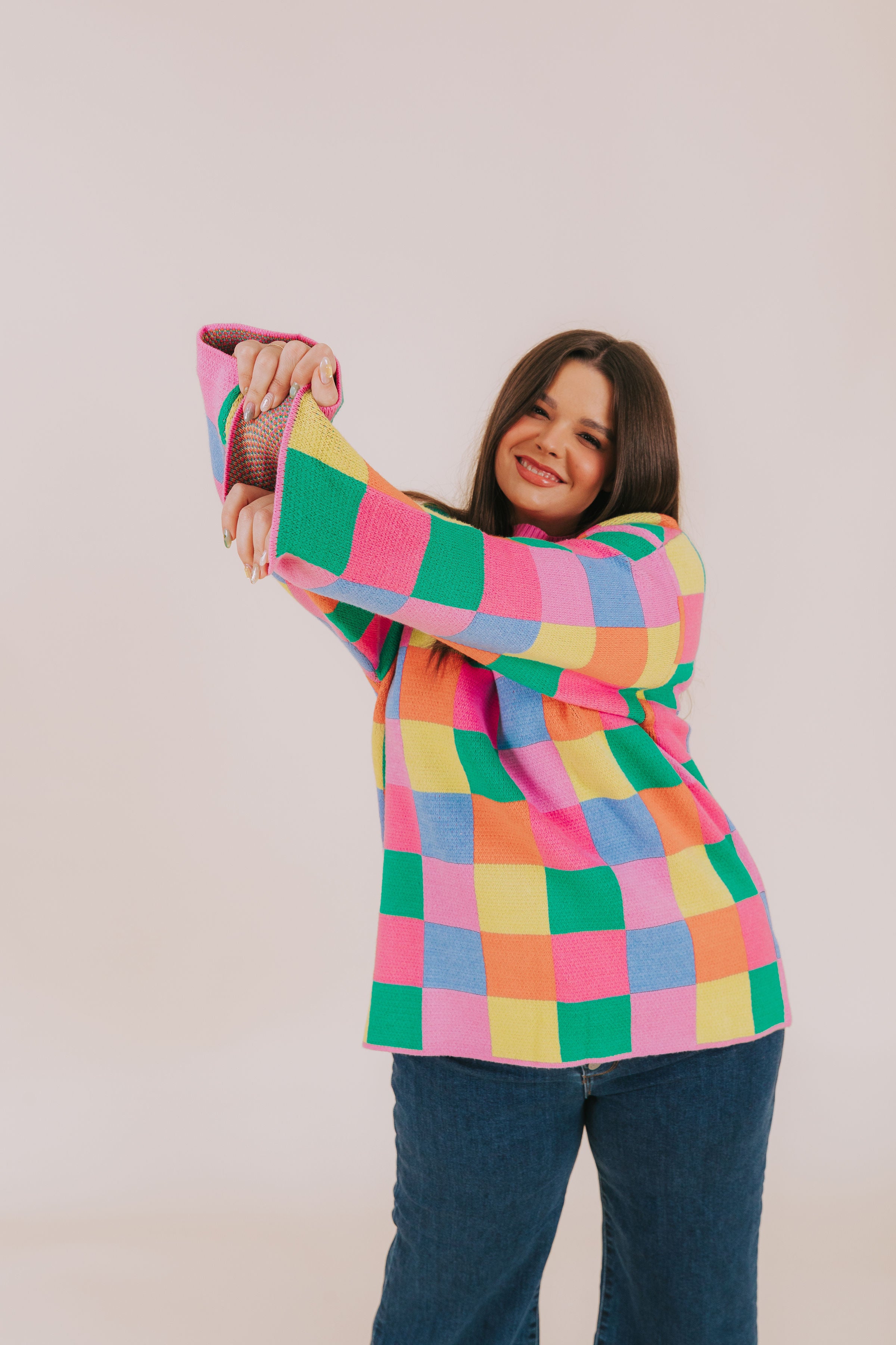 PLUS SIZE - Between Places Sweater