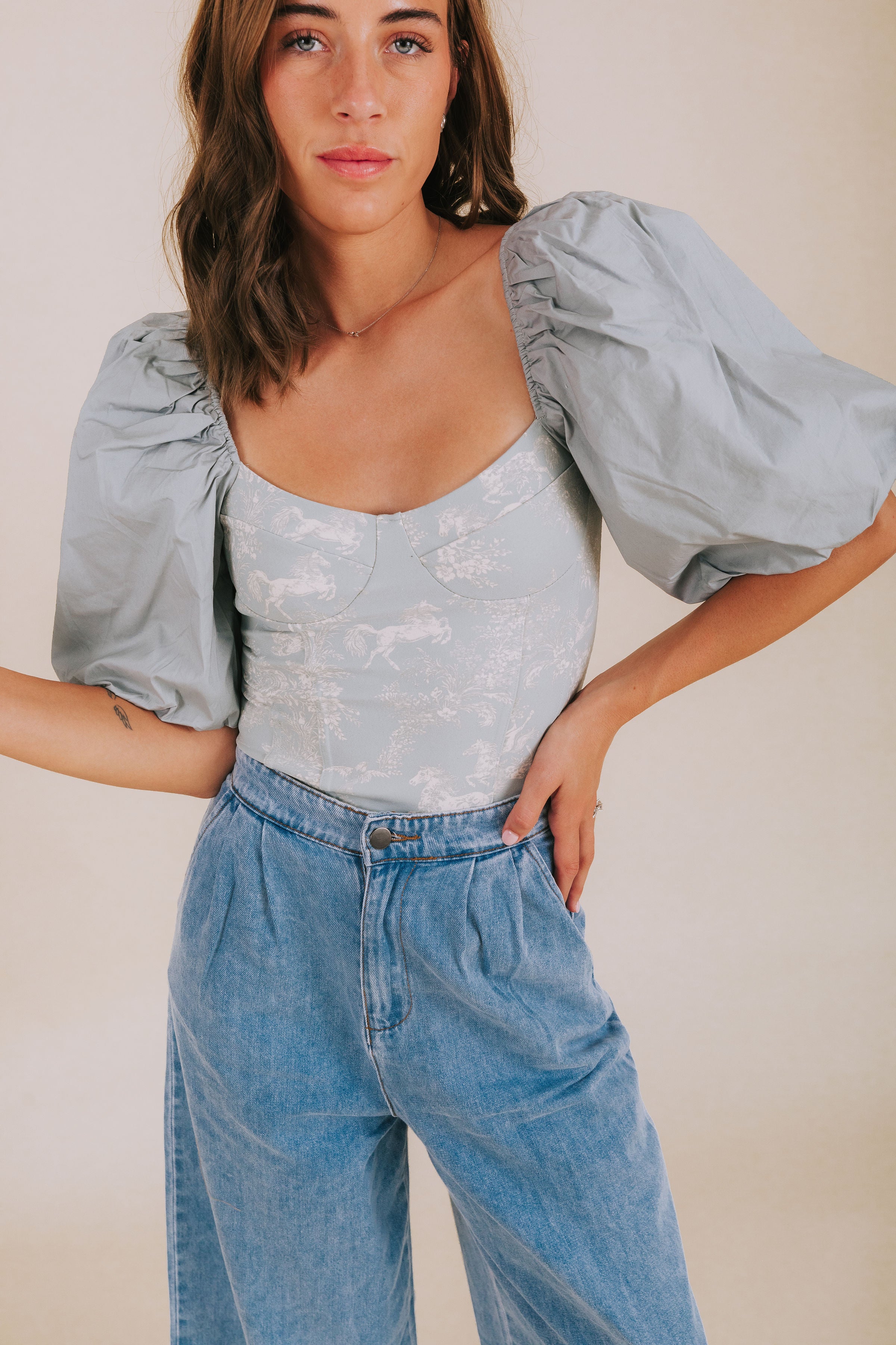 FREE PEOPLE - Prairie Rose Bodysuit