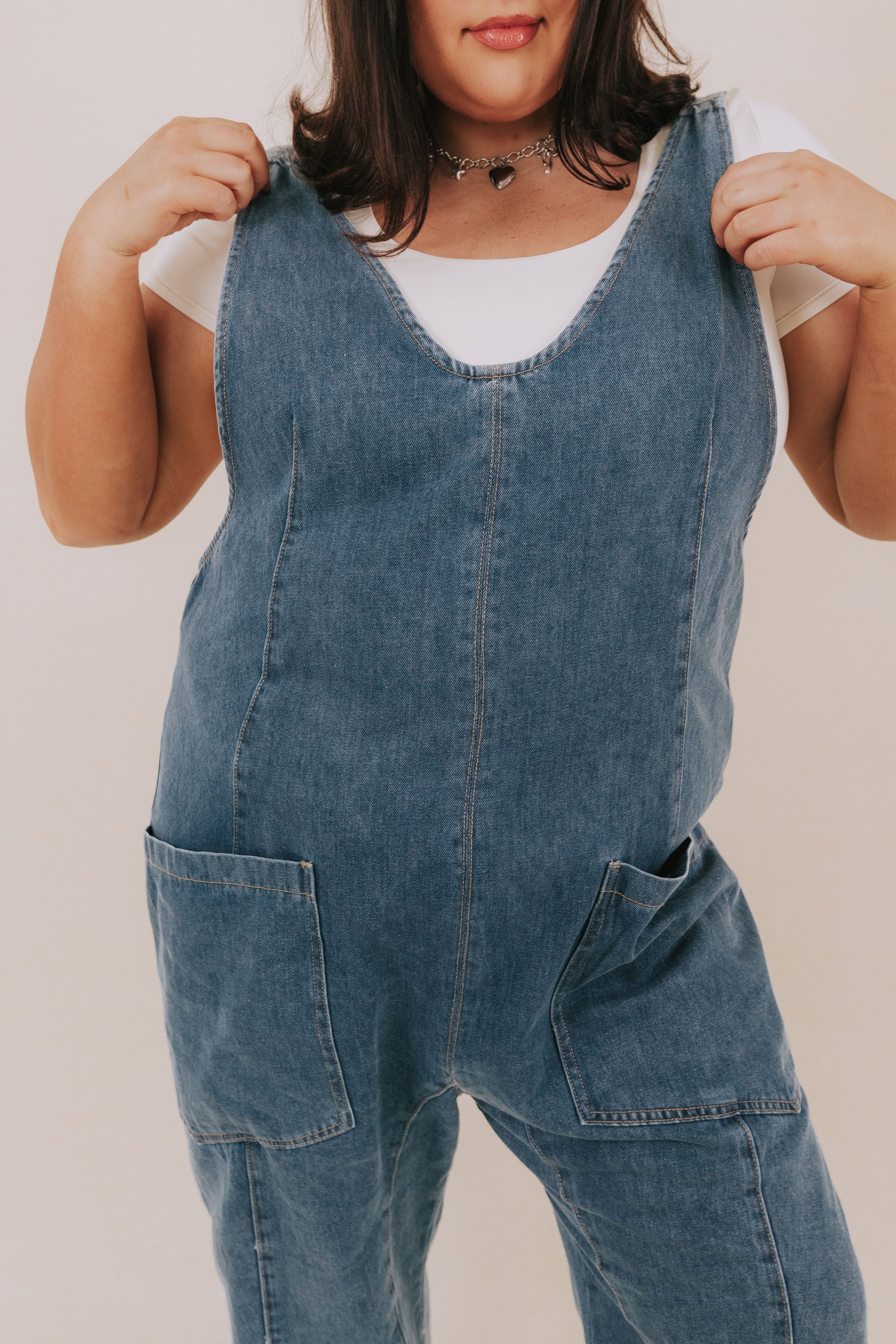 PLUS SIZE - One More Time Overalls