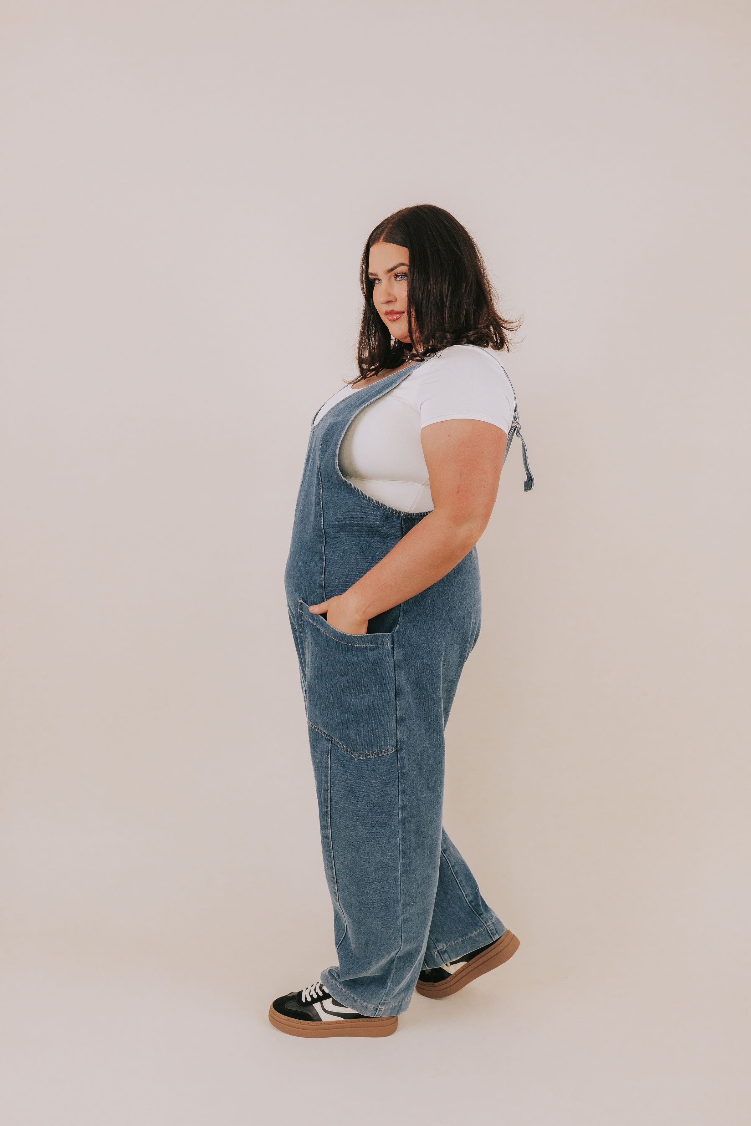 PLUS SIZE - One More Time Overalls