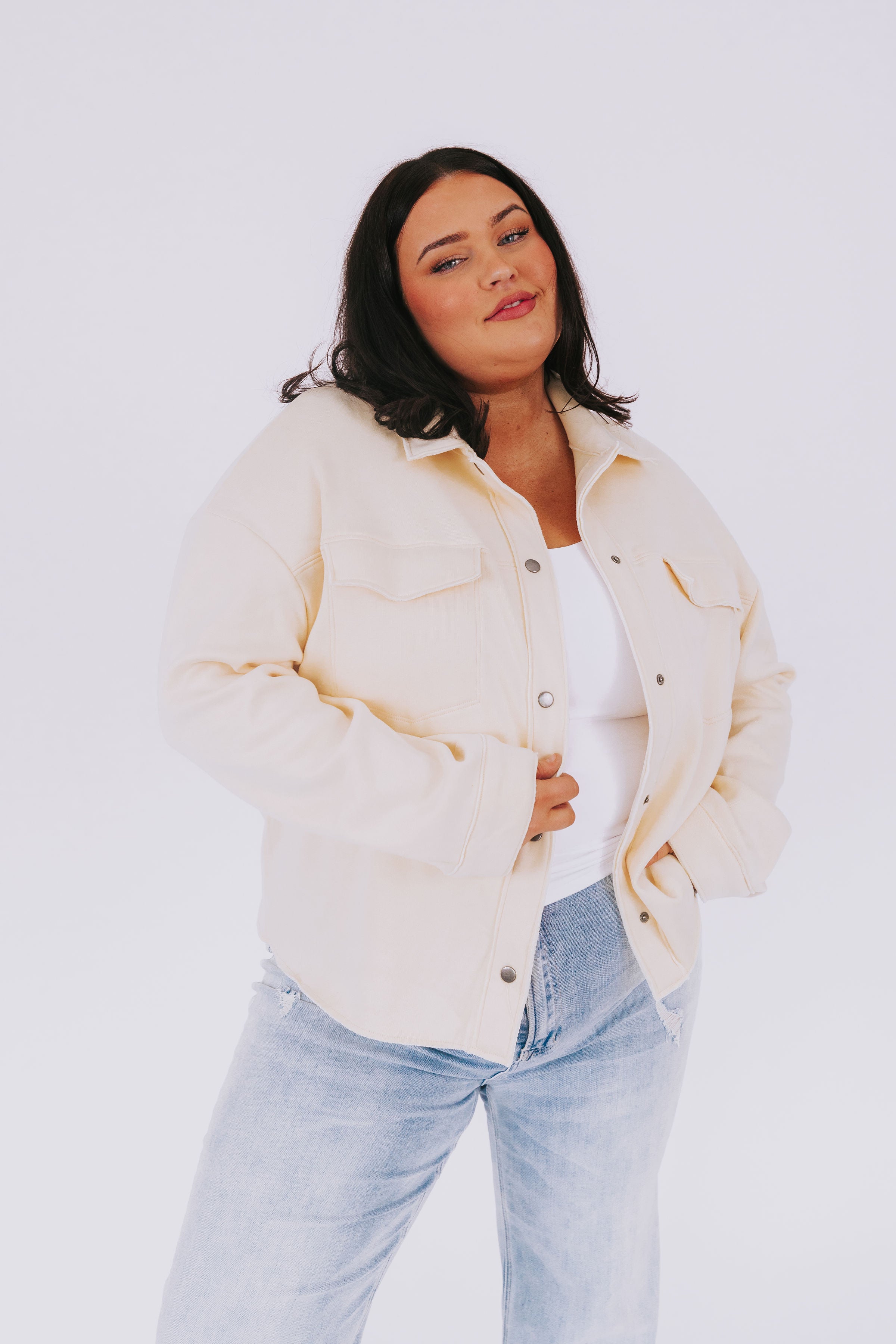 PLUS SIZE - Don't Worry Top