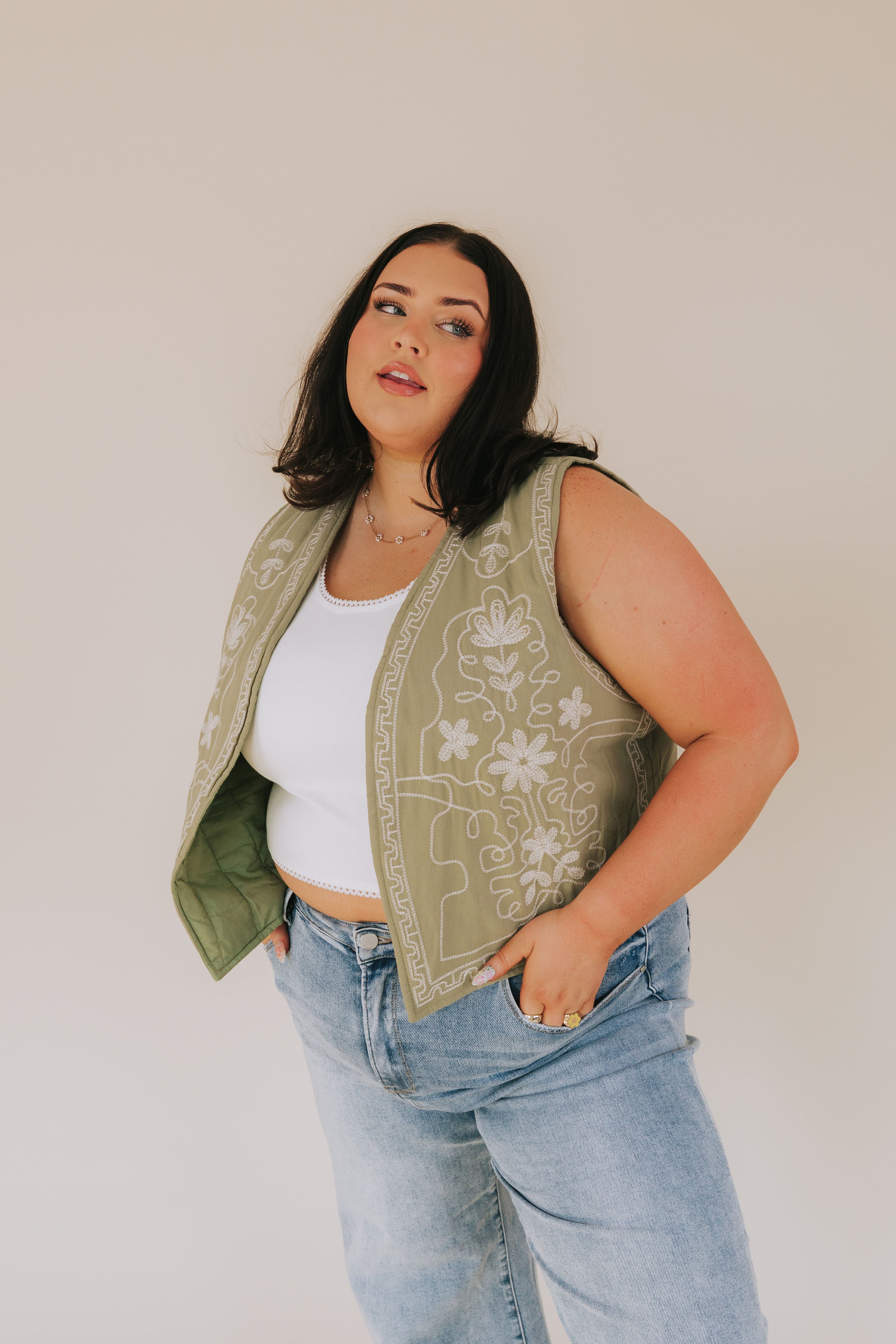 PLUS SIZE - Slow It Down Vest