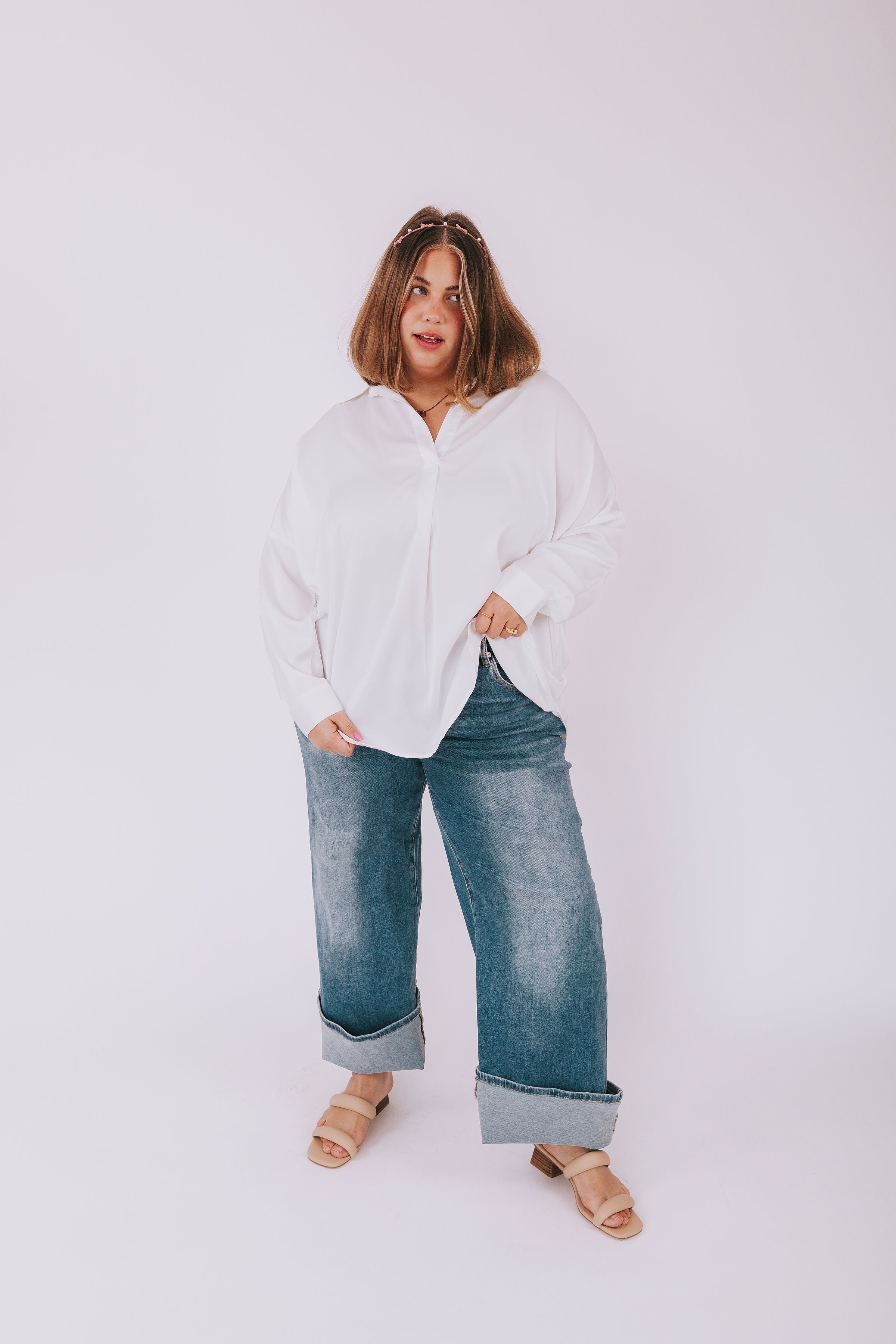 PLUS SIZE - Talk Too Much Top