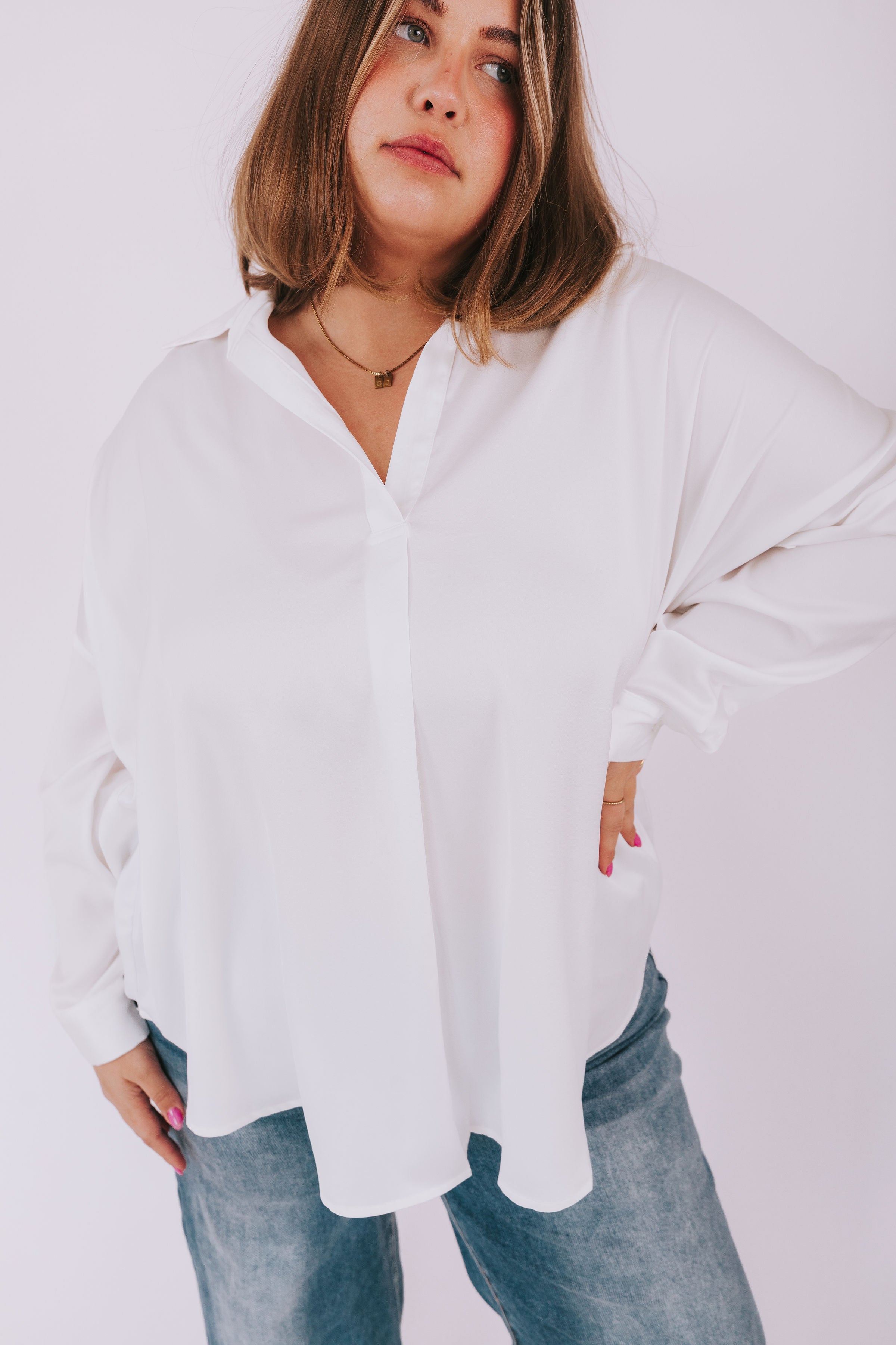 PLUS SIZE - Talk Too Much Top