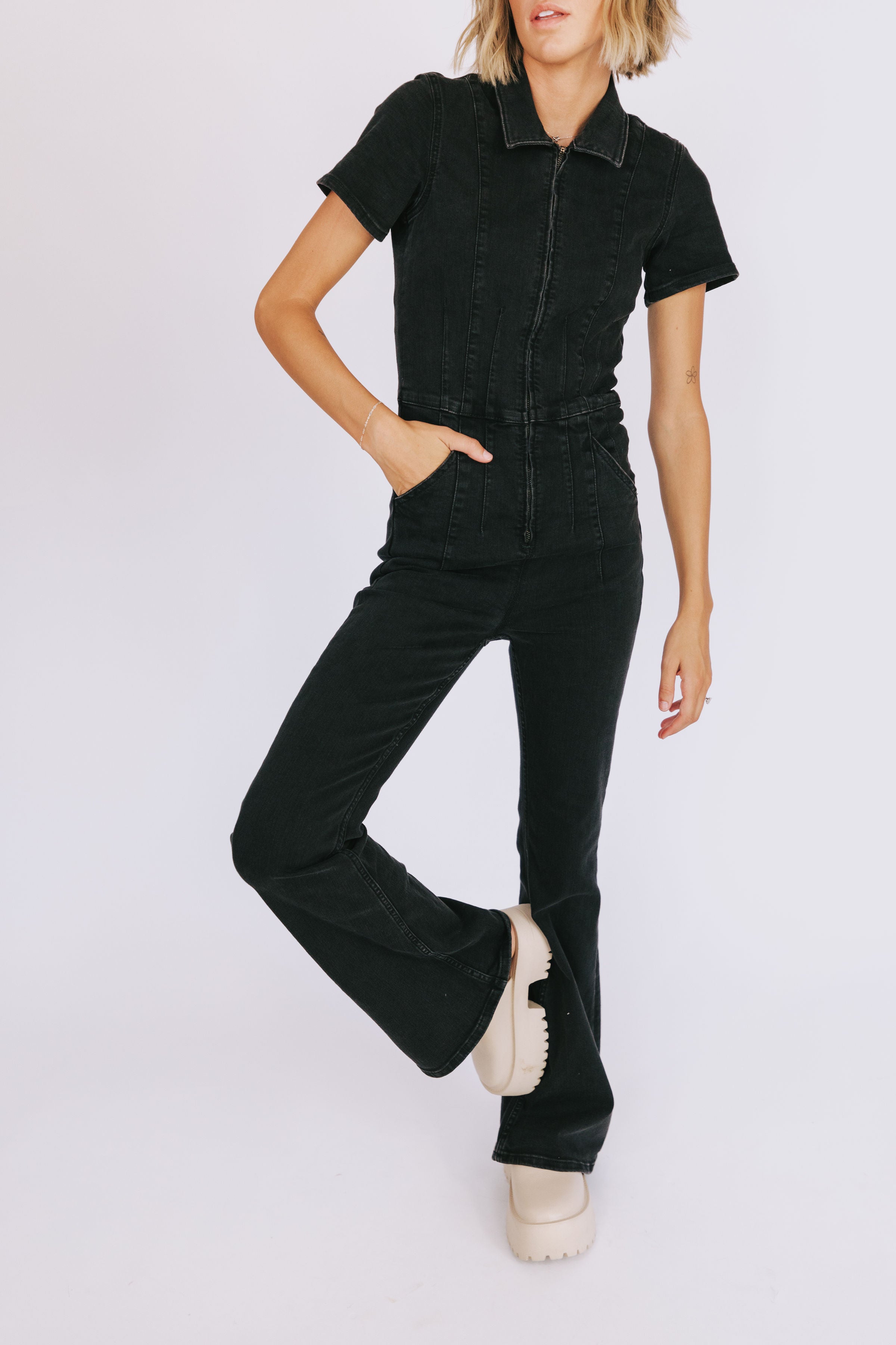 FREE PEOPLE - Jayde Flare Jumpsuit - 4 Colors!