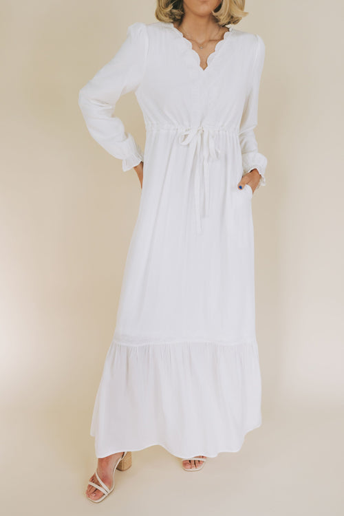 The White: Watson Dress - One Loved Babe Exclusive