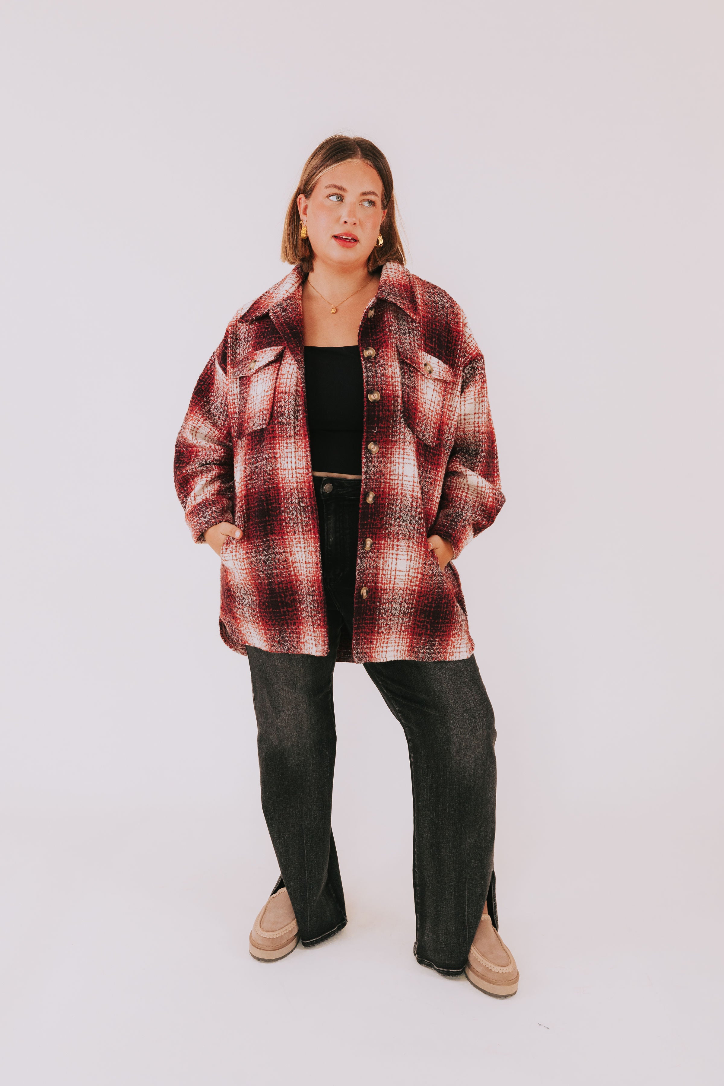 PLUS SIZE - Looking After You Jacket