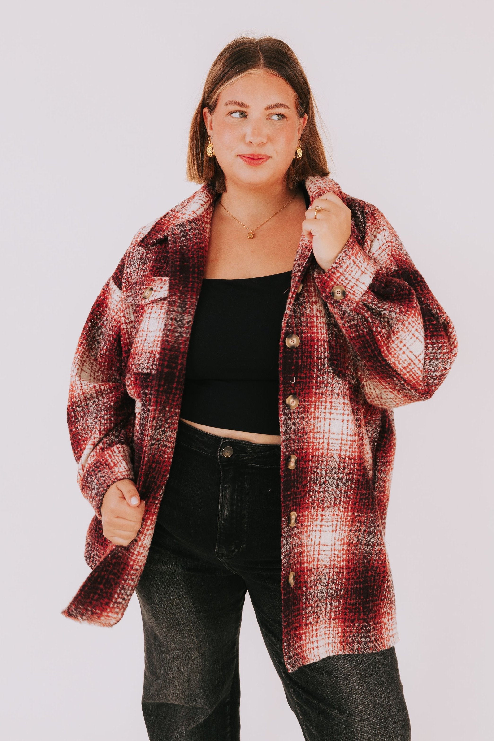 PLUS SIZE - Looking After You Jacket