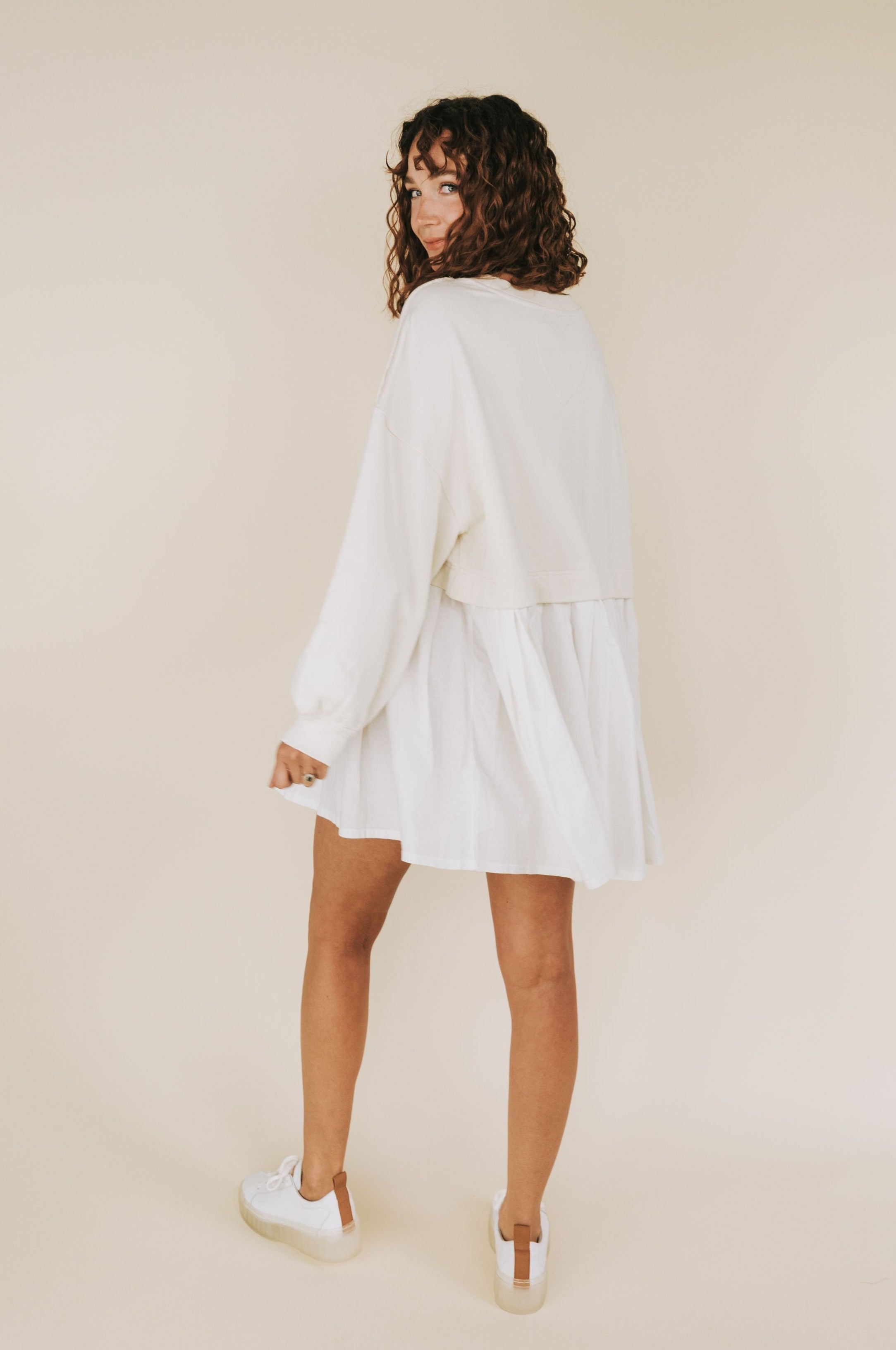 Free people sweatshirt online dress