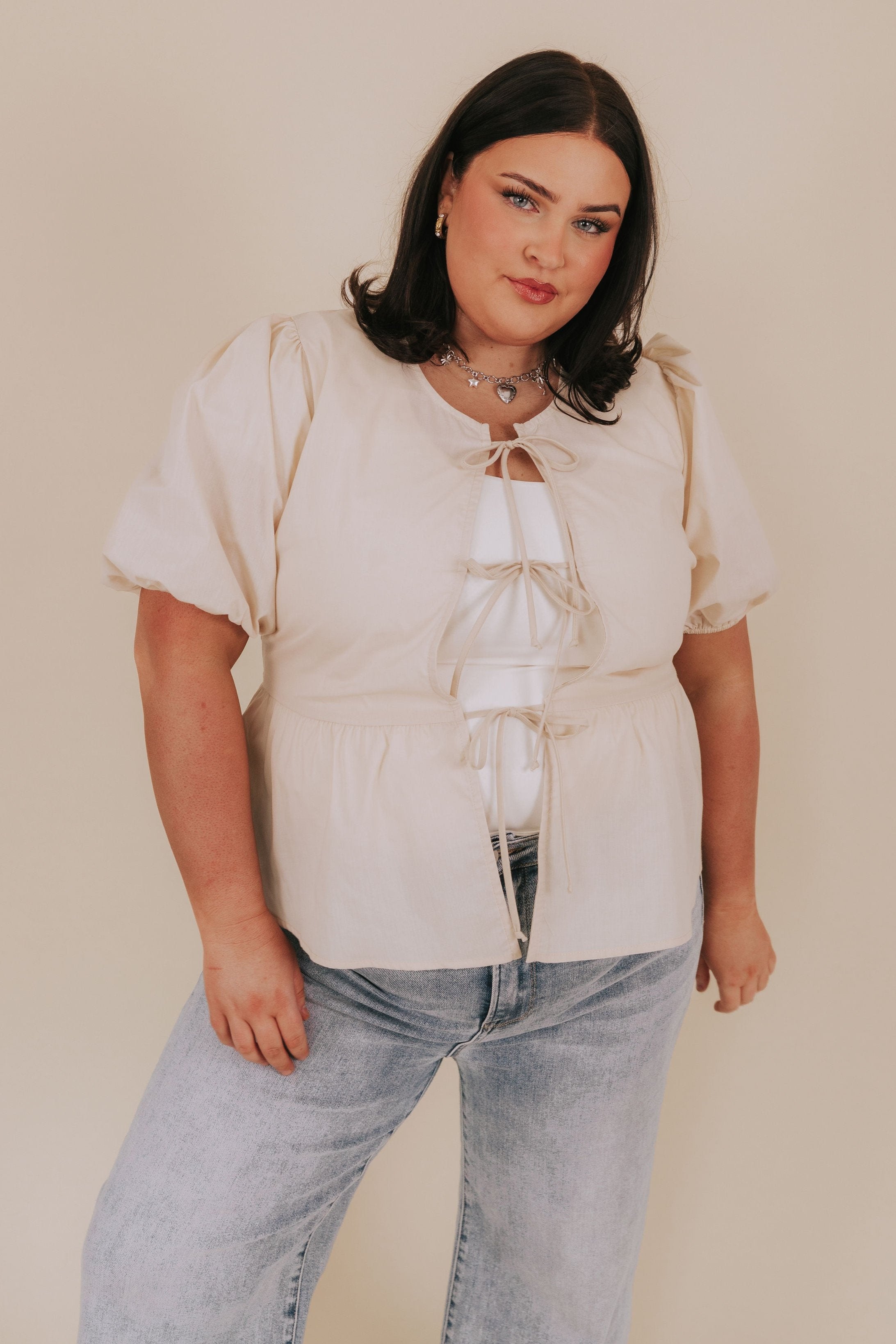 PLUS SIZE - Slow Down Time Top