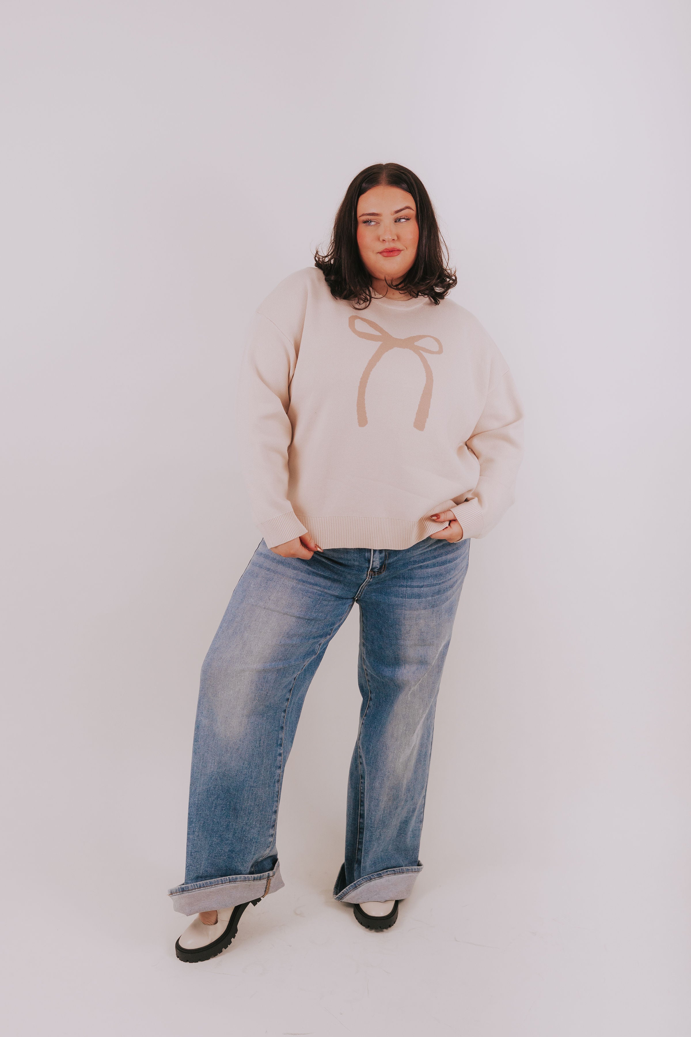 PLUS SIZE - All The Pretty Girls Sweater