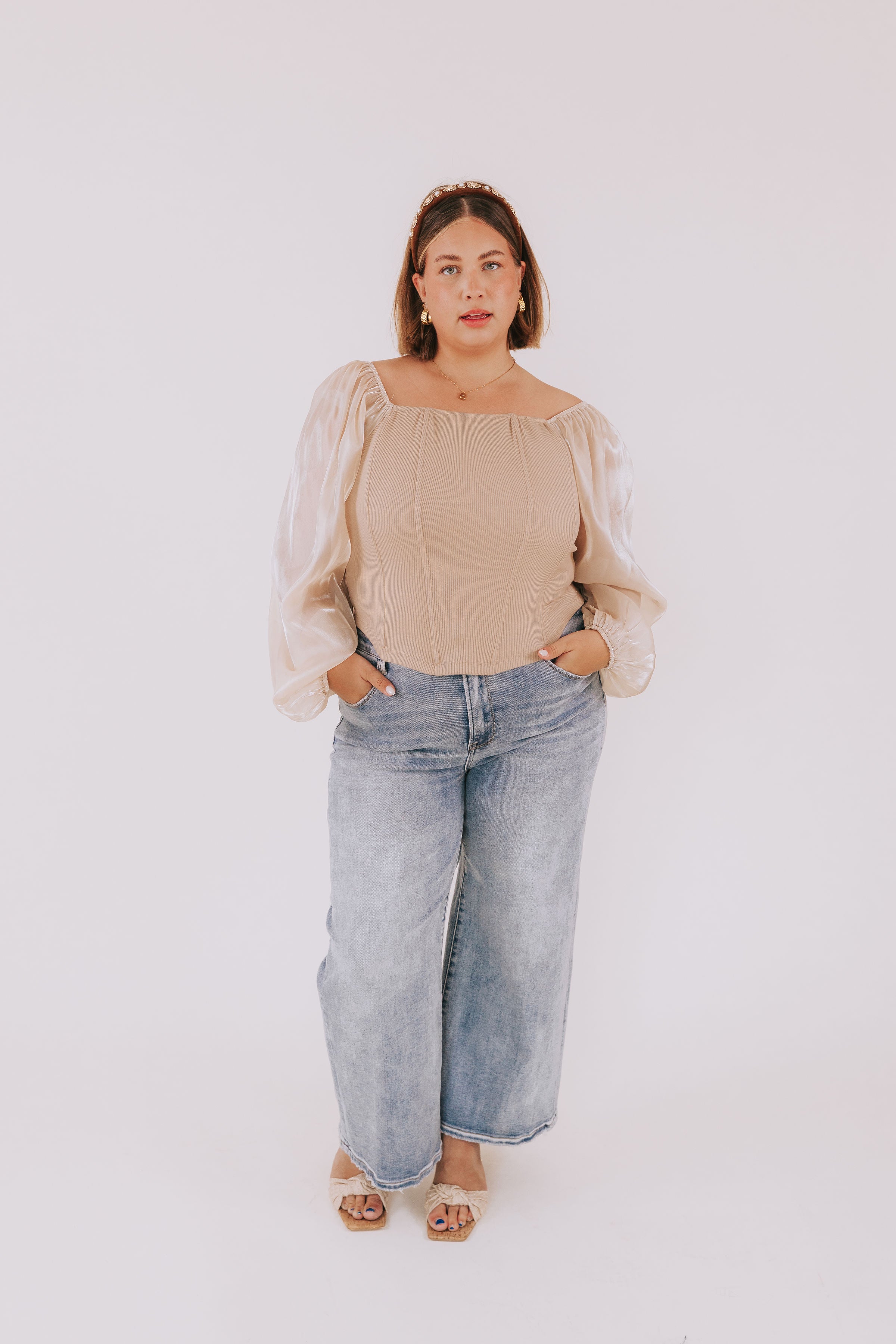 PLUS SIZE - Toast To Us Top