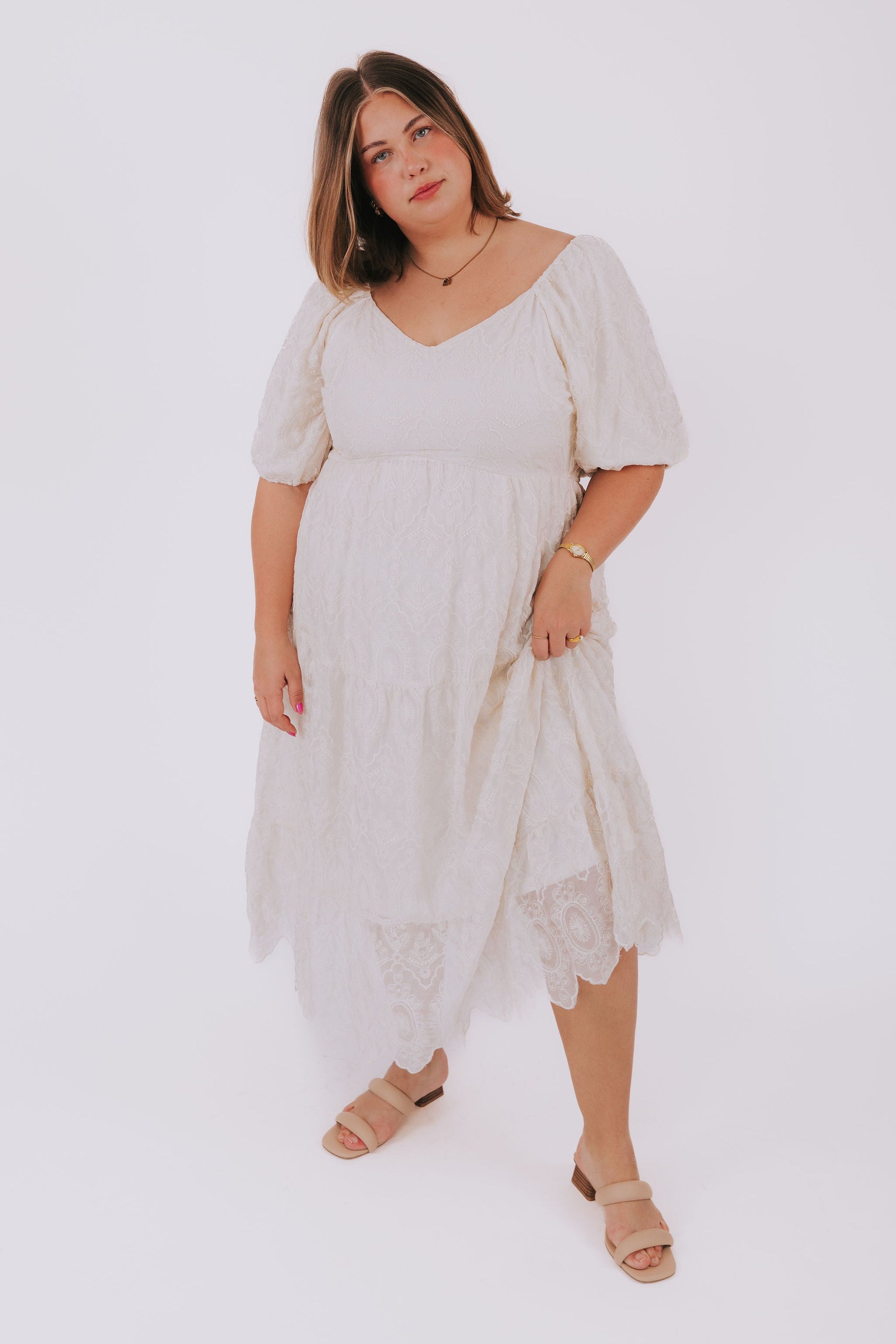 PLUS SIZE - Talking To The Moon Dress