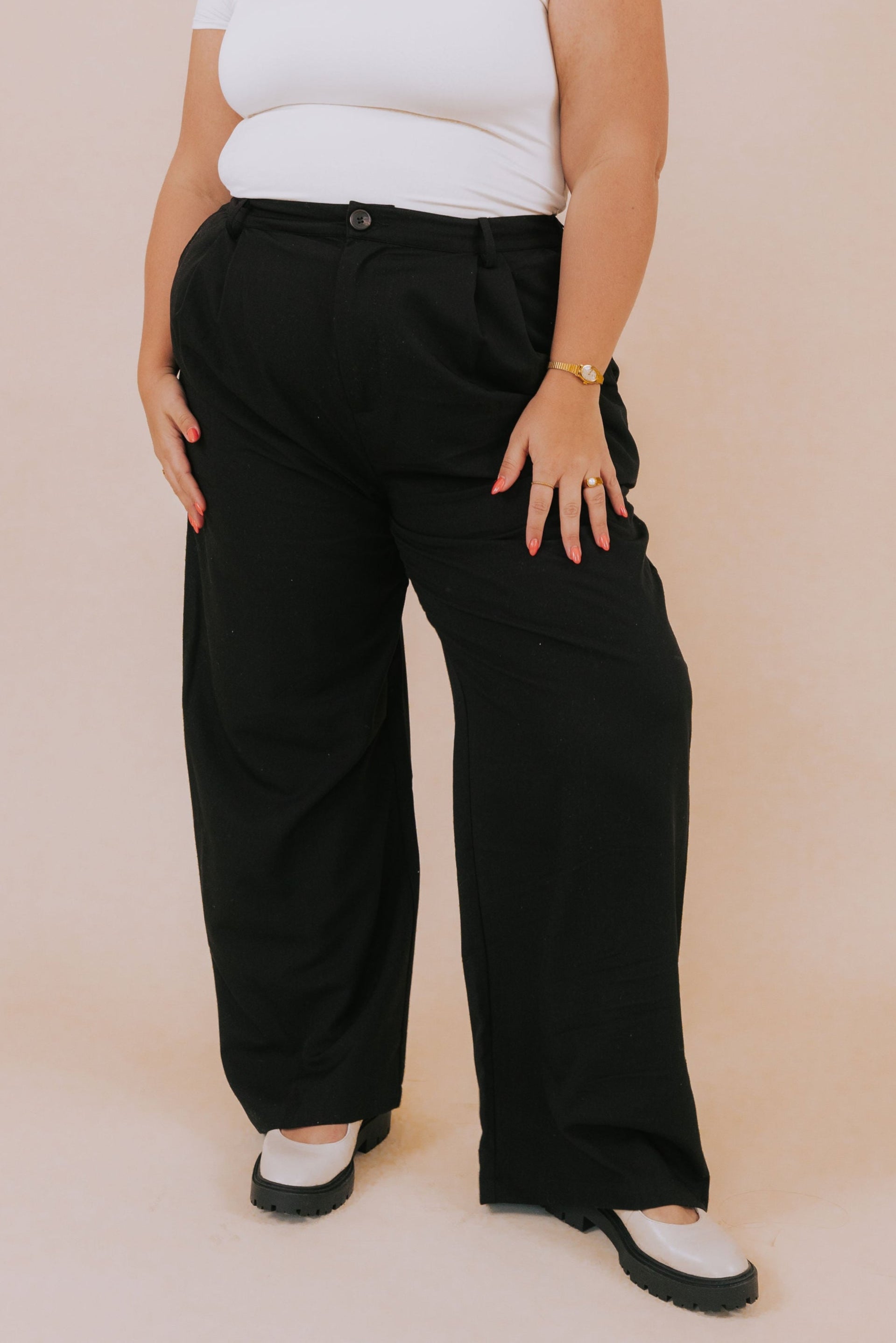 PLUS SIZE - Wait For It Trousers