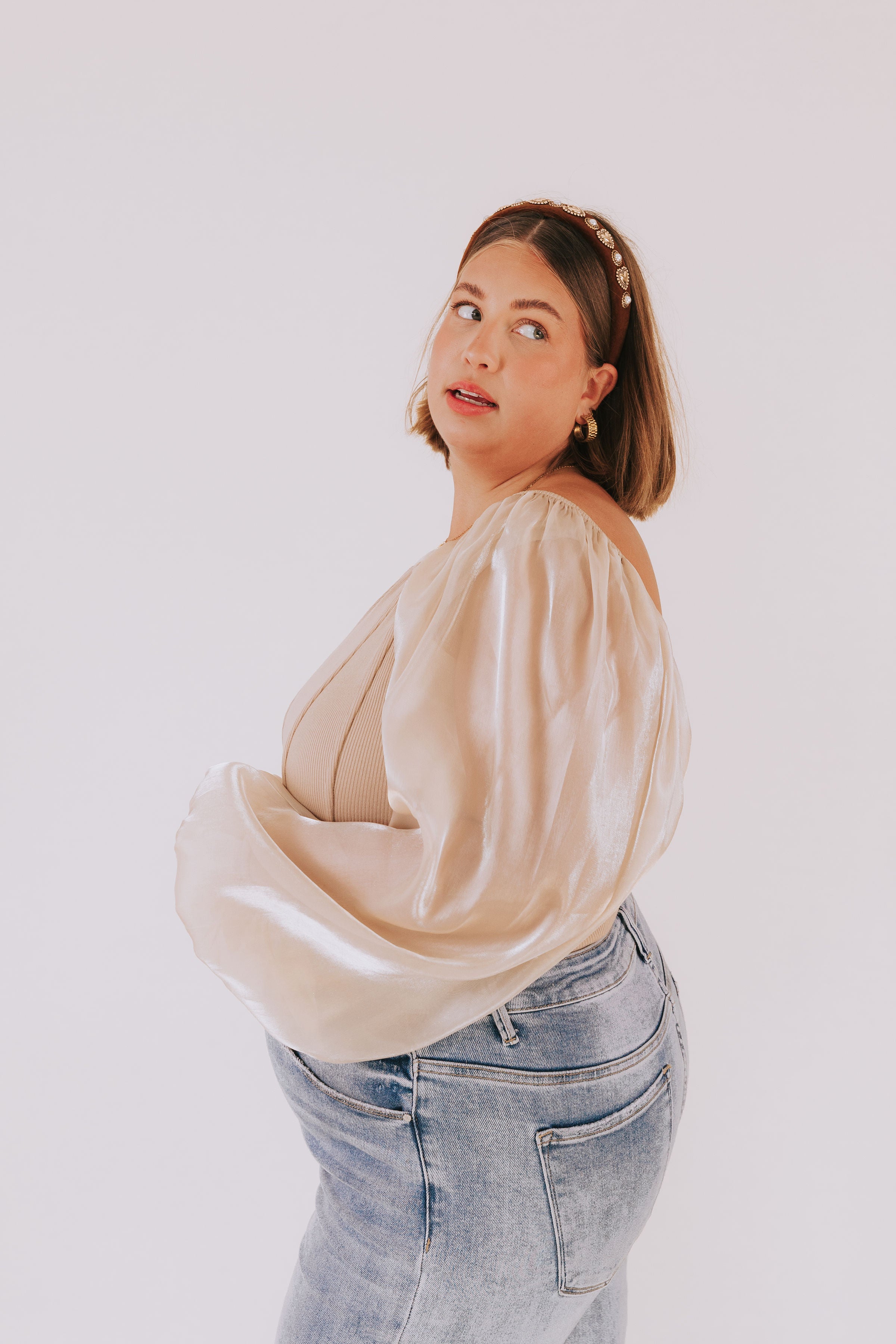 PLUS SIZE - Toast To Us Top