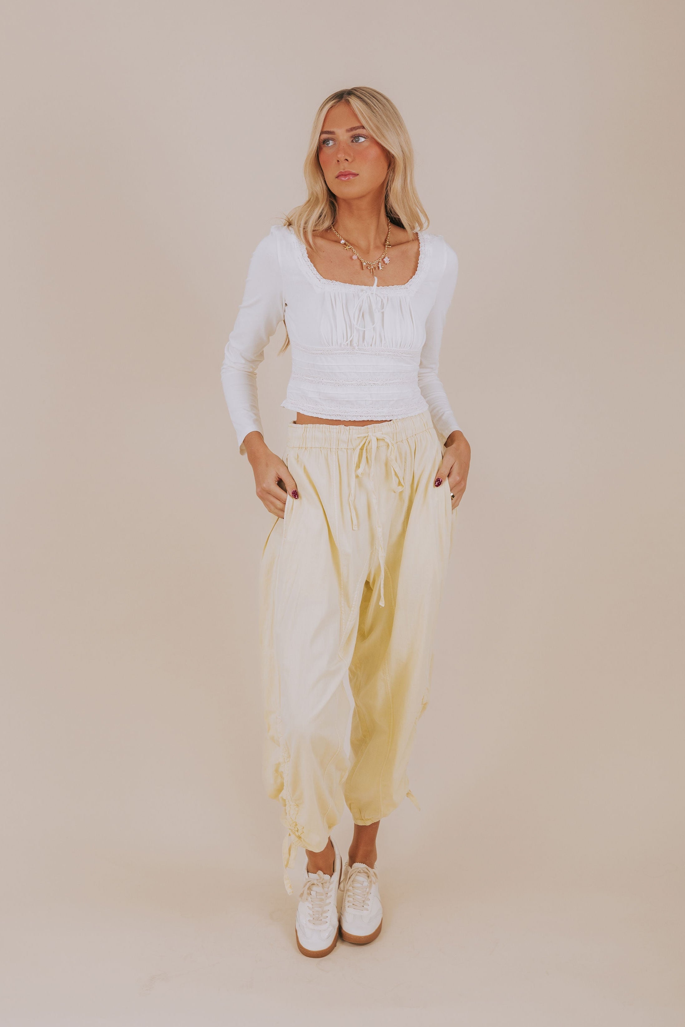 FREE PEOPLE - Hadley Poplin Pants