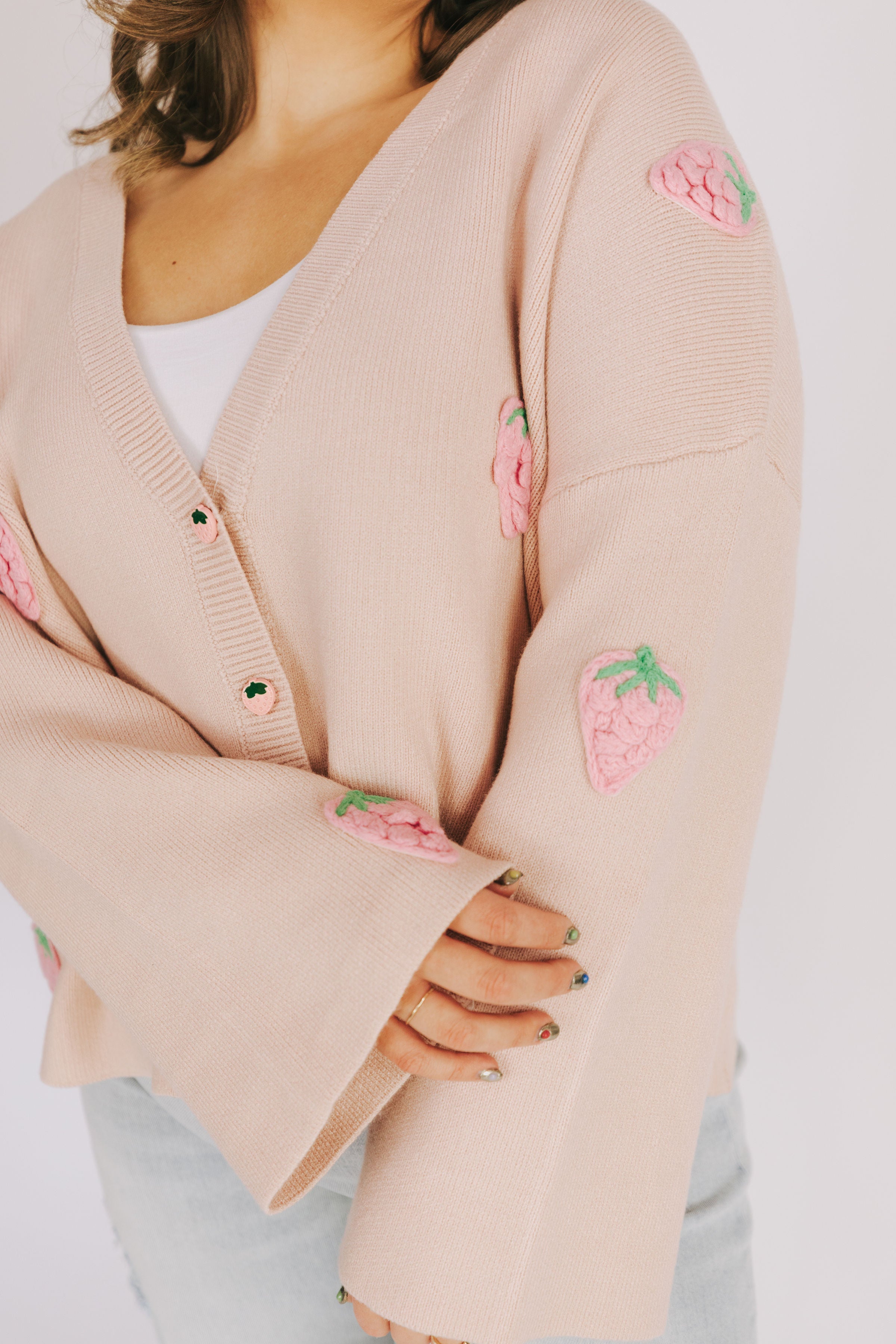 Plus size blush pink cardigan sale