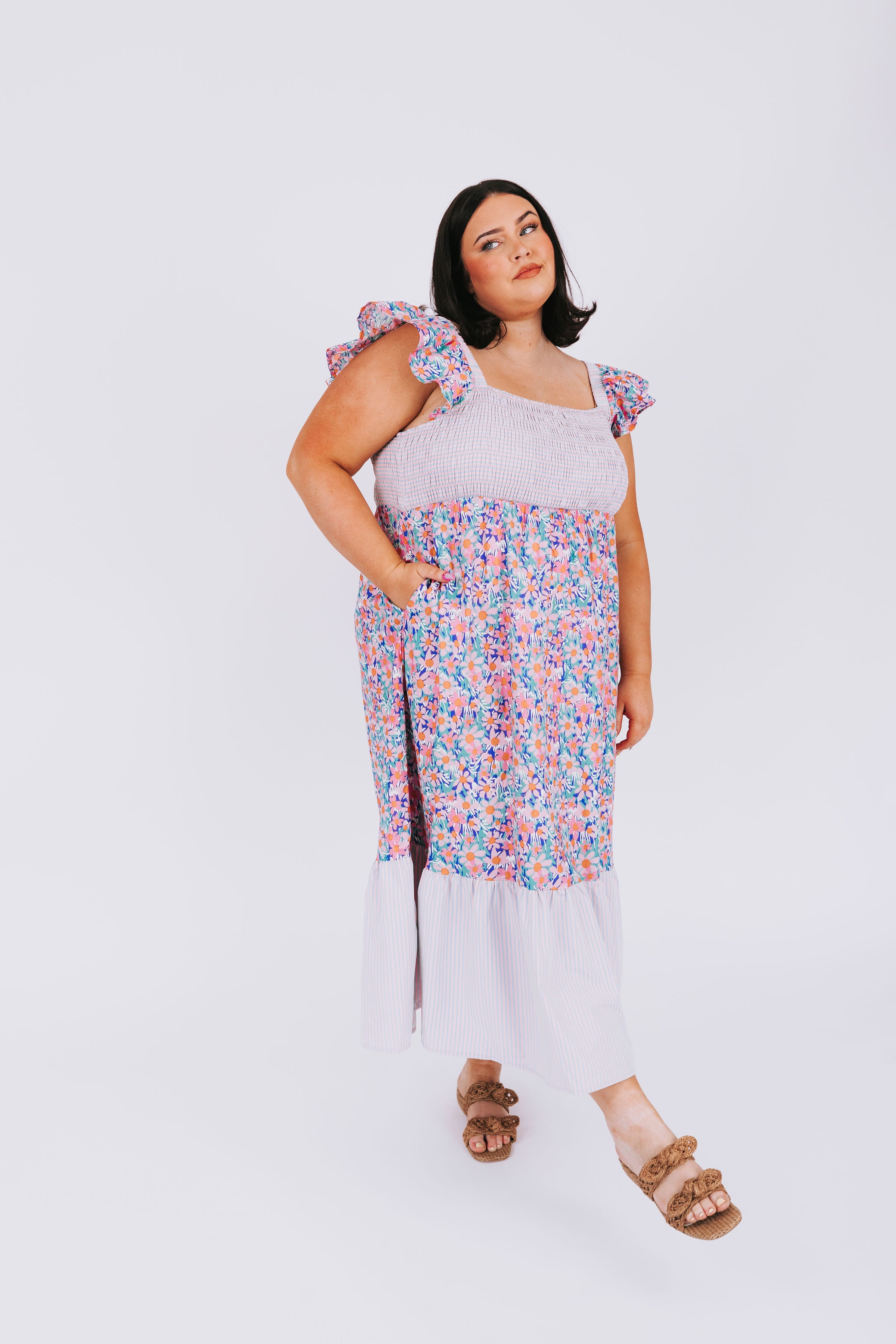 PLUS SIZE - Enchanted By You Dress