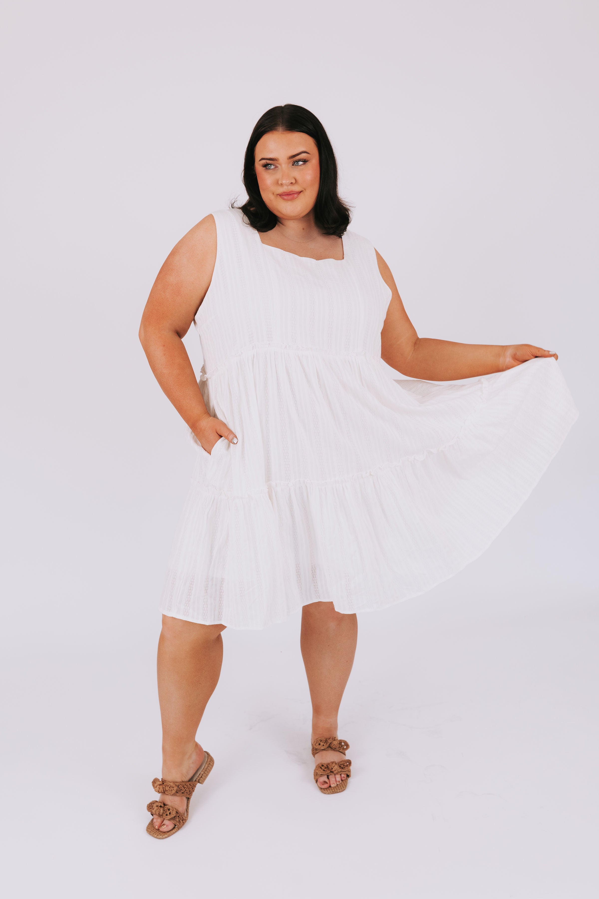 PLUS SIZE - Reflect On This Dress