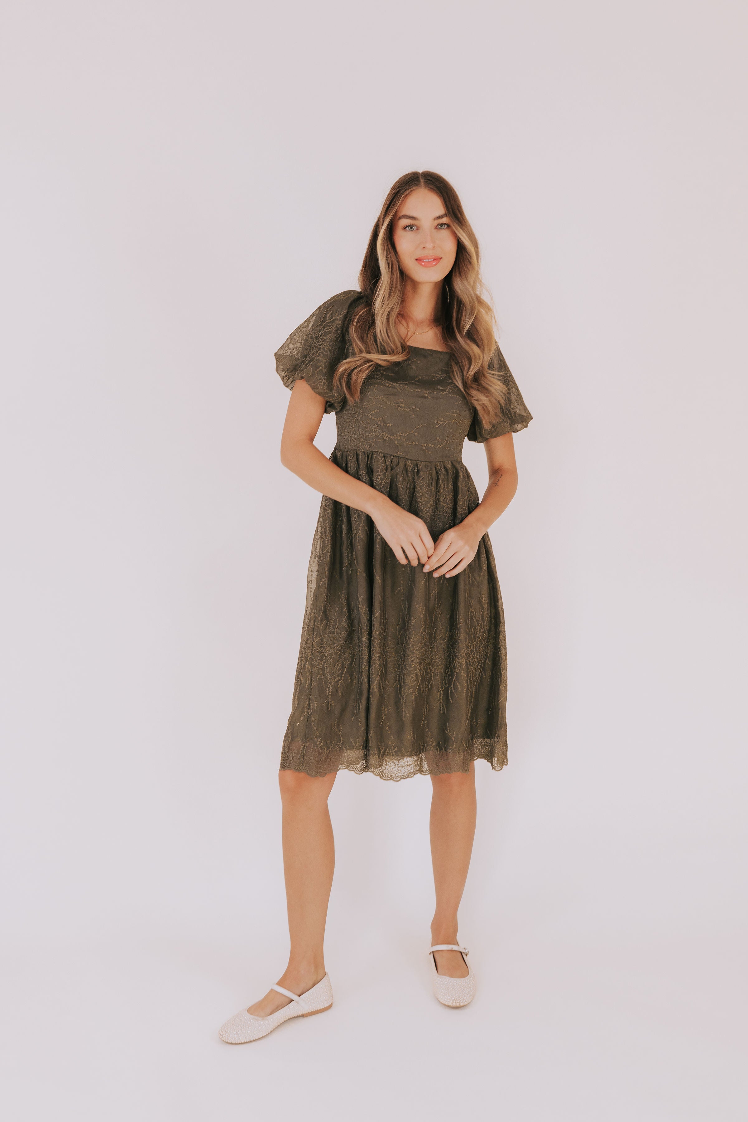 Extend An Olive Branch Dress