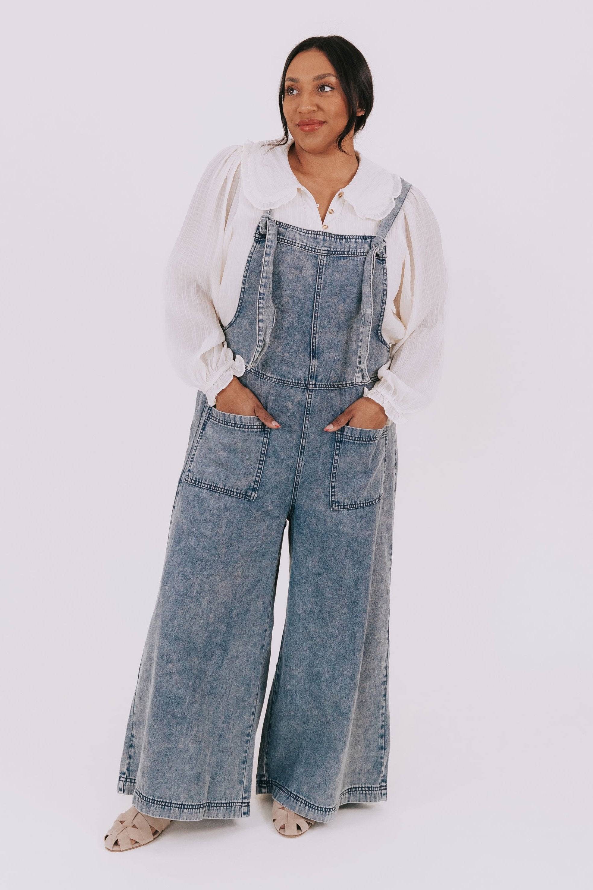 PLUS SIZE - Just Another Day Overalls