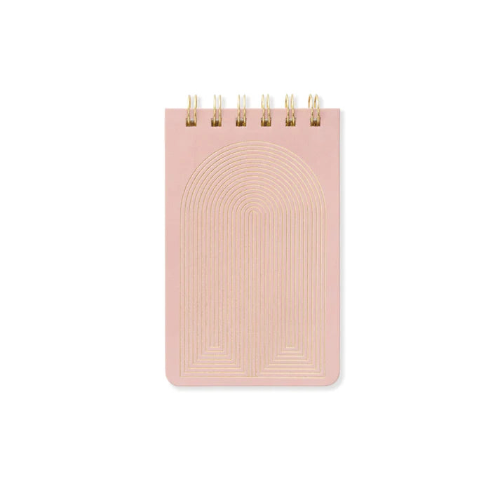 DESIGNWORKS INC - Suede Cloth Covered Notepad - Radiant Rainbow