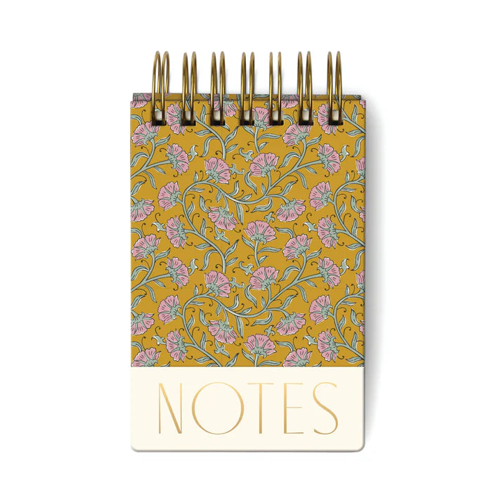 DESIGNWORKS INC - Chunky Notepad - Gold Vintage Floral